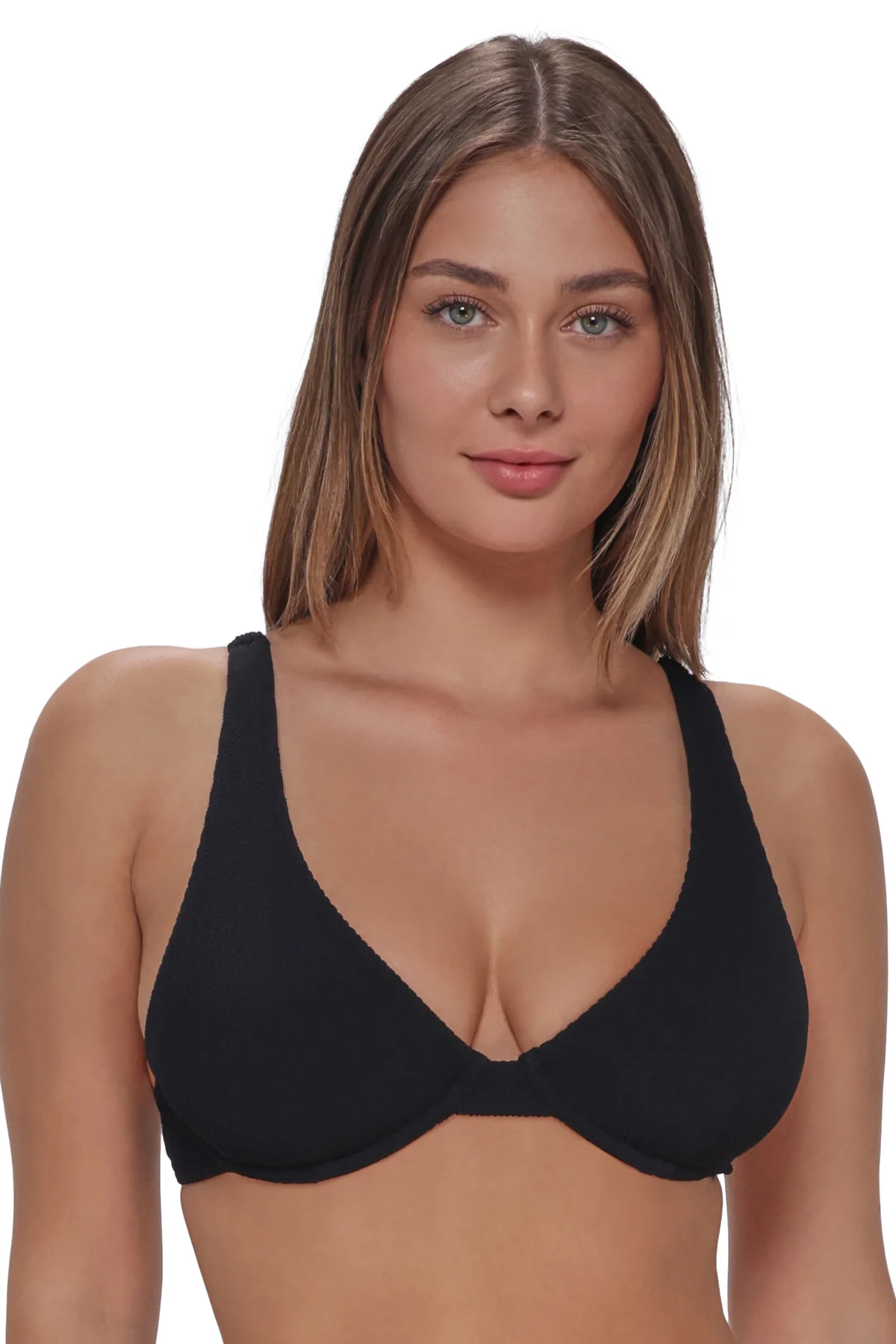 Pacifica Black Rib Emery Underwire Top - Image 5