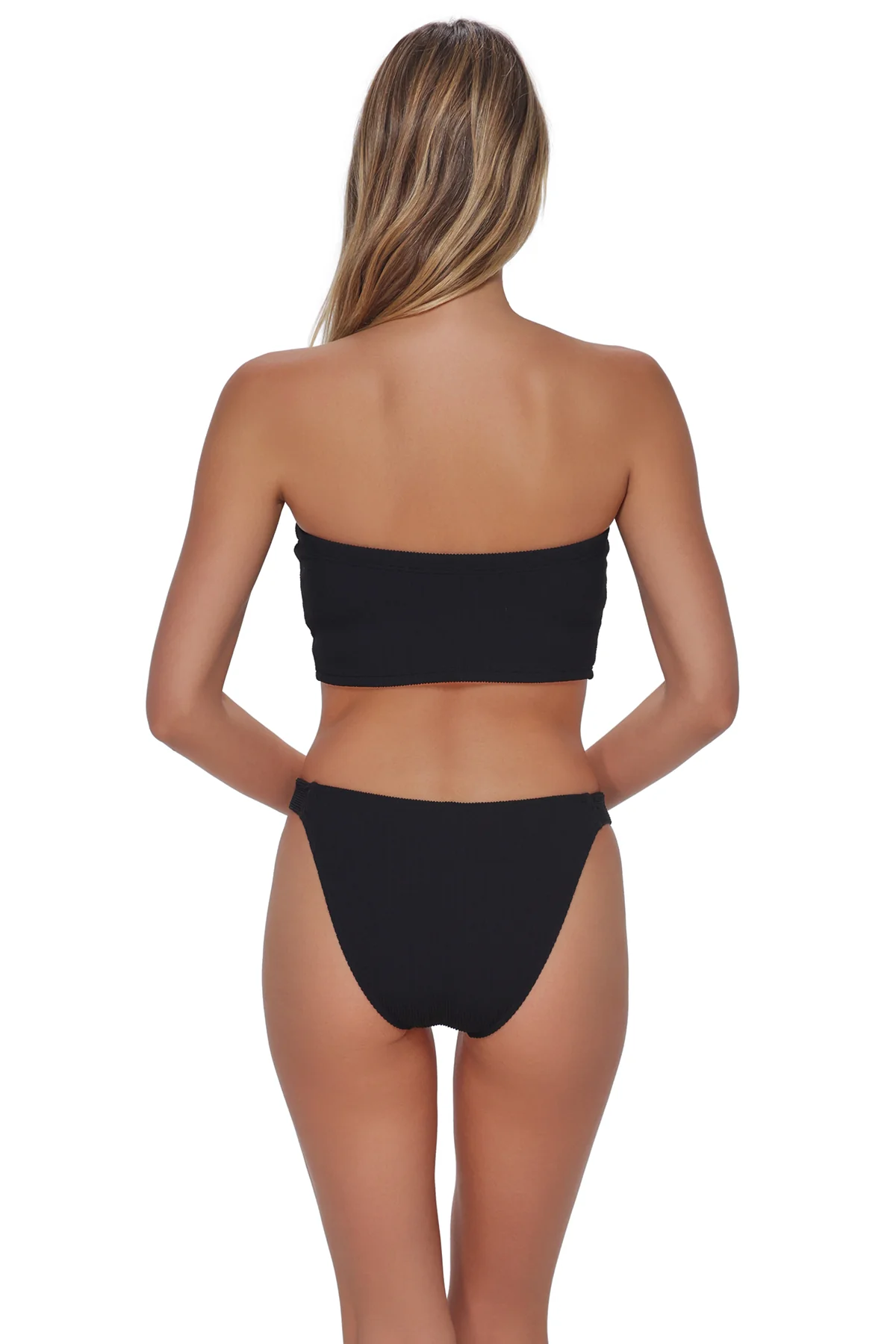 Pacifica Black Rib Shellie Tube Top - Image 3