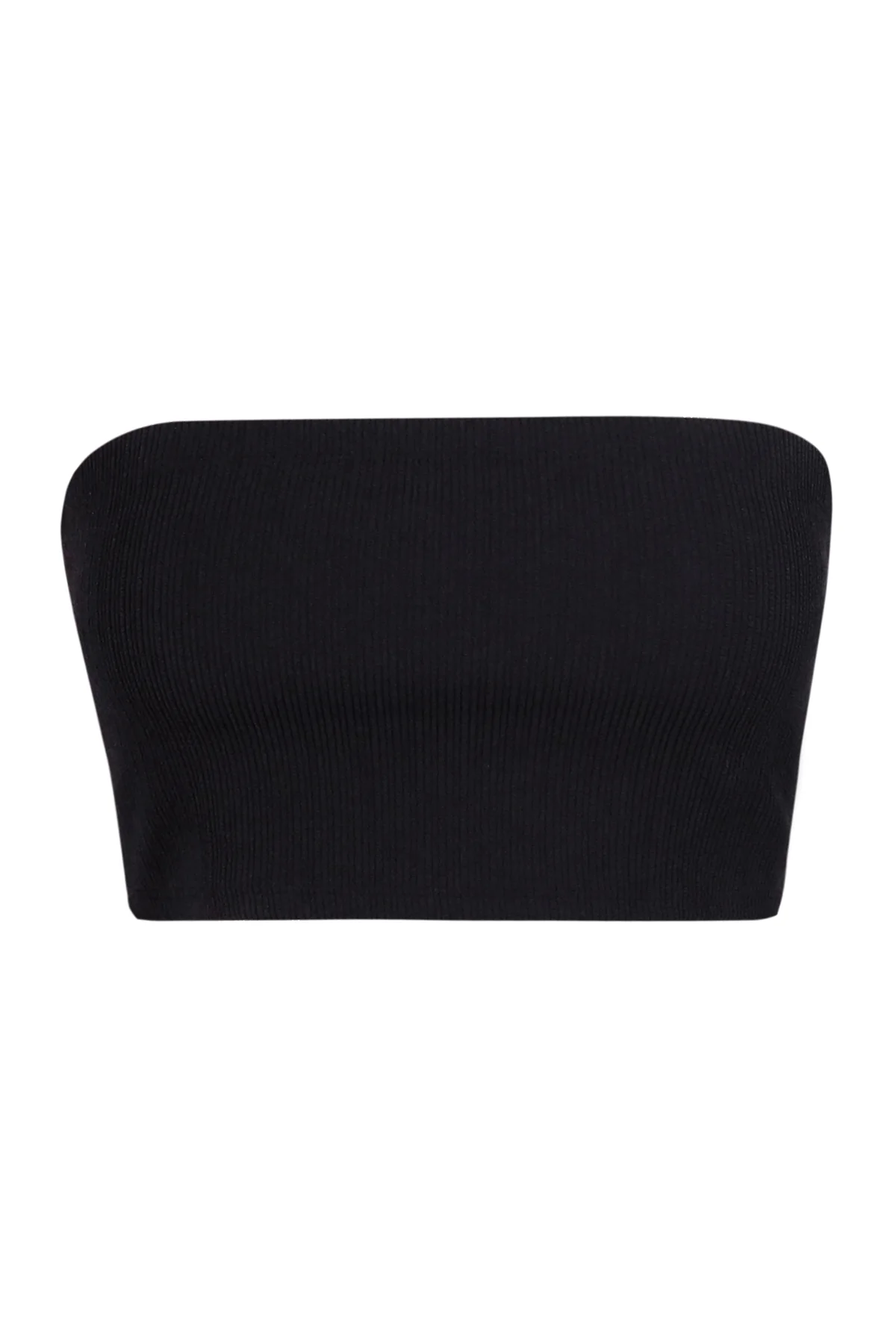 Pacifica Black Rib Shellie Tube Top - Image 9