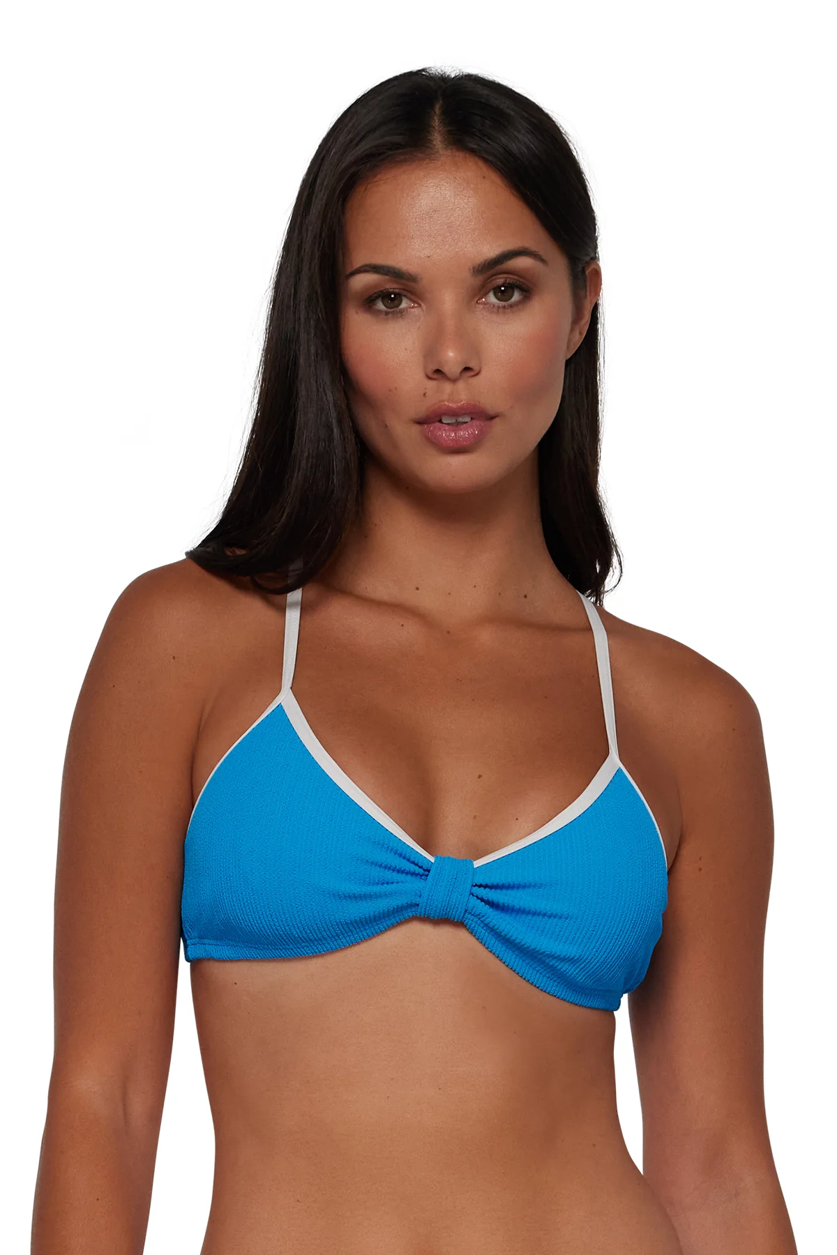 Pacifica Blueberry Indie Bralette Top with Trim - Image 7