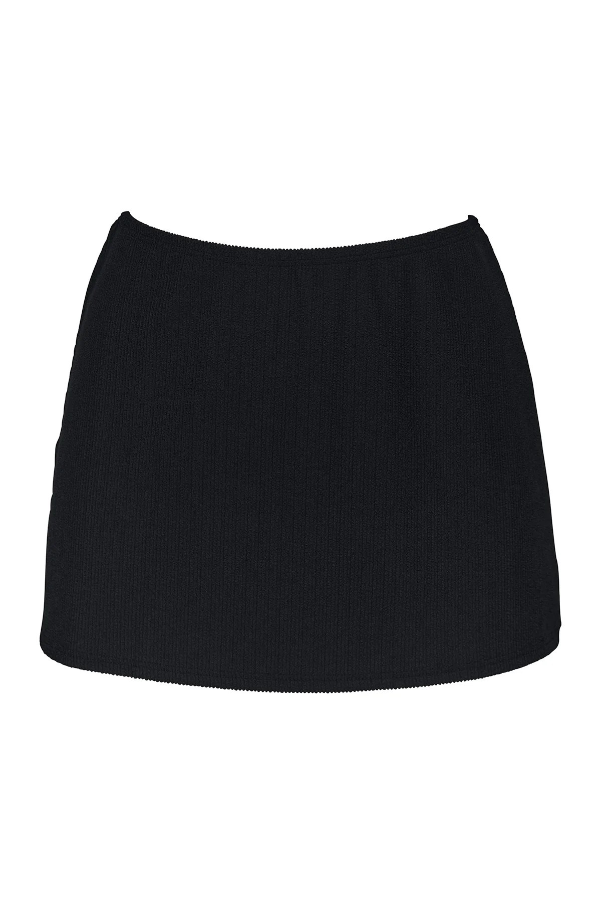 Pacifica Black Rib Cove Mini Skirt Cover-Up - Image 9