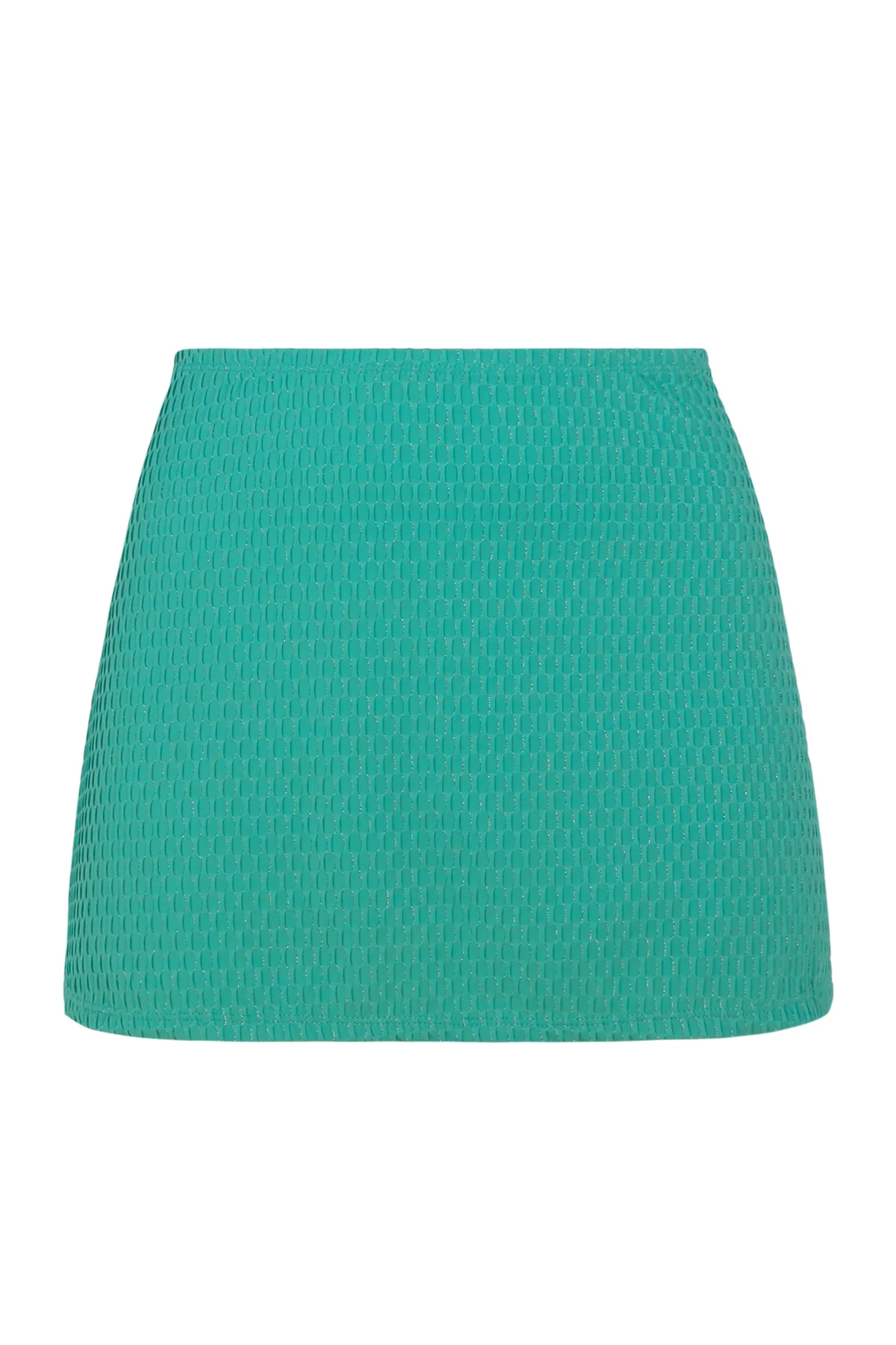 Pacifica Jade Jewel Lurex Cove Mini Skirt Cover-Up - Image 6