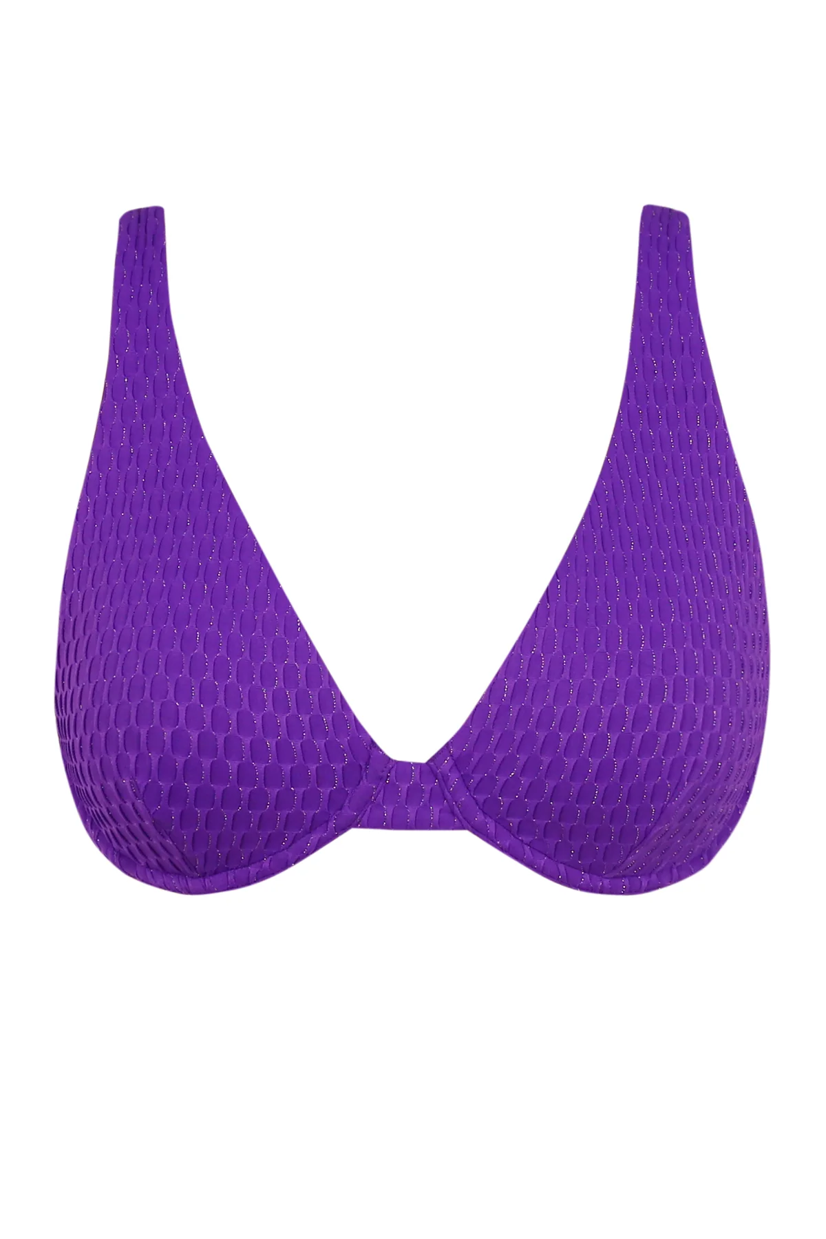 Pacifica Purple Gem Lurex Emery Underwire Top - Image 8