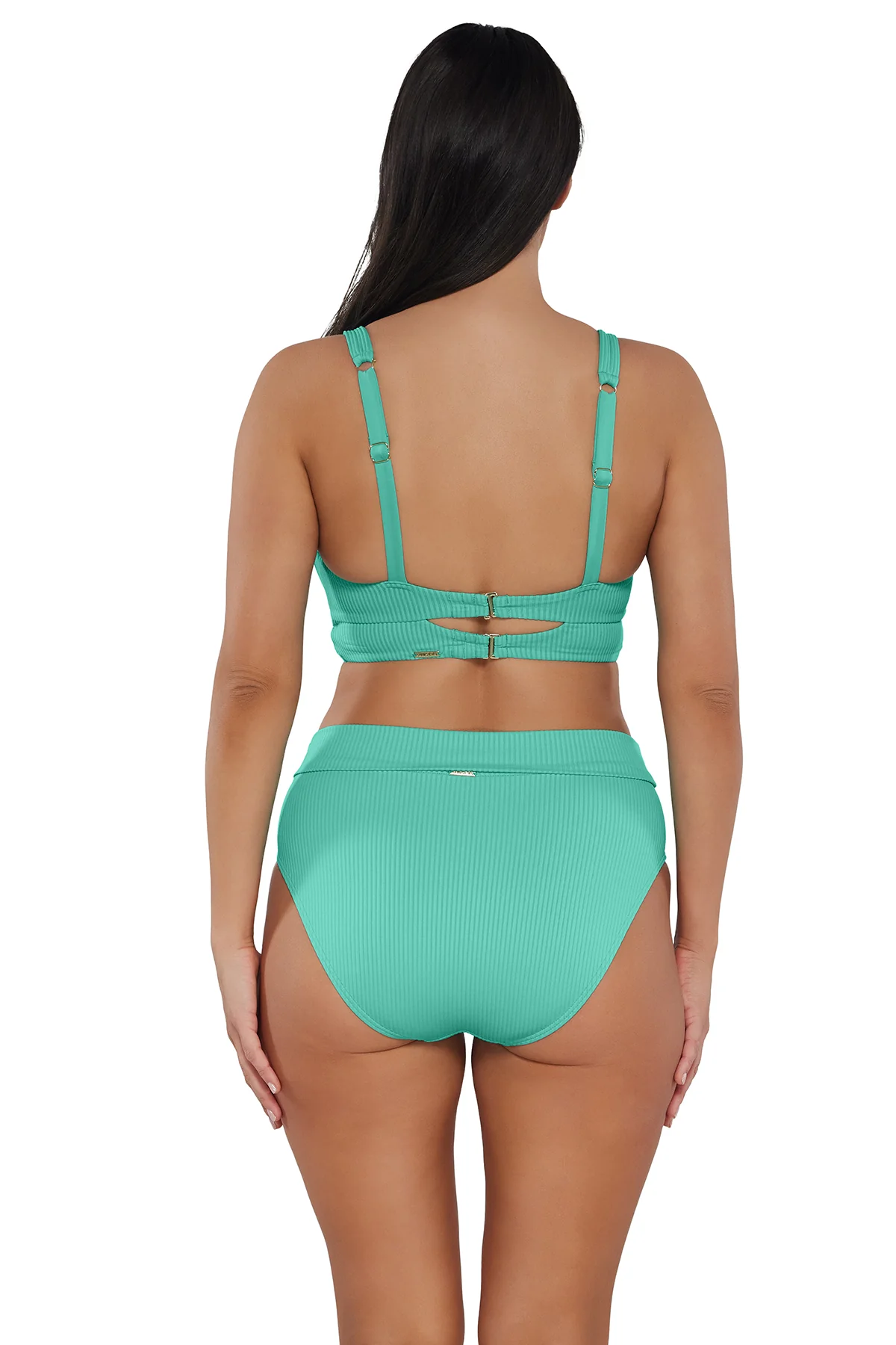 Sunsets Aqua Mist Sandbar Rib Danica Top - Image 9