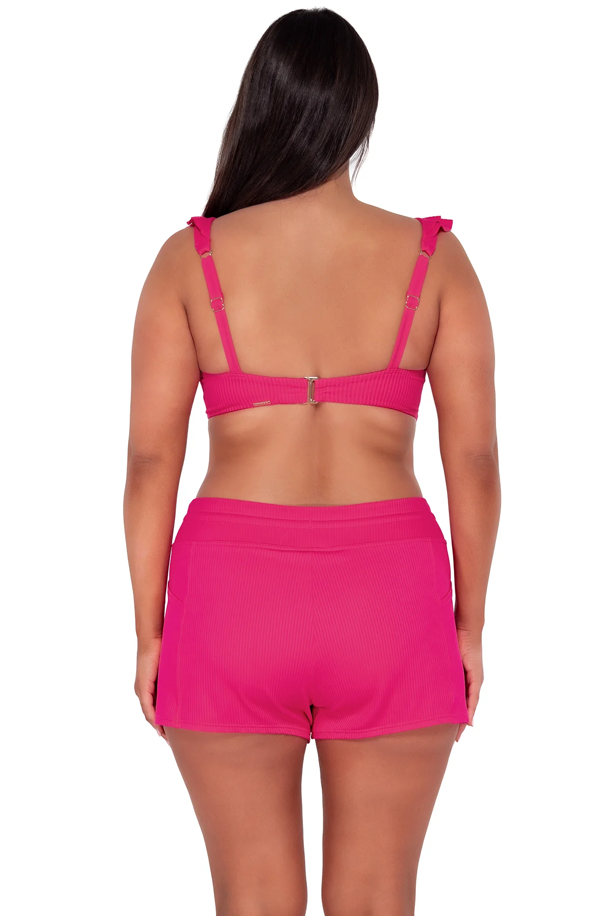 Sunsets Begonia Sandbar Rib Willa Wireless Top - Image 7