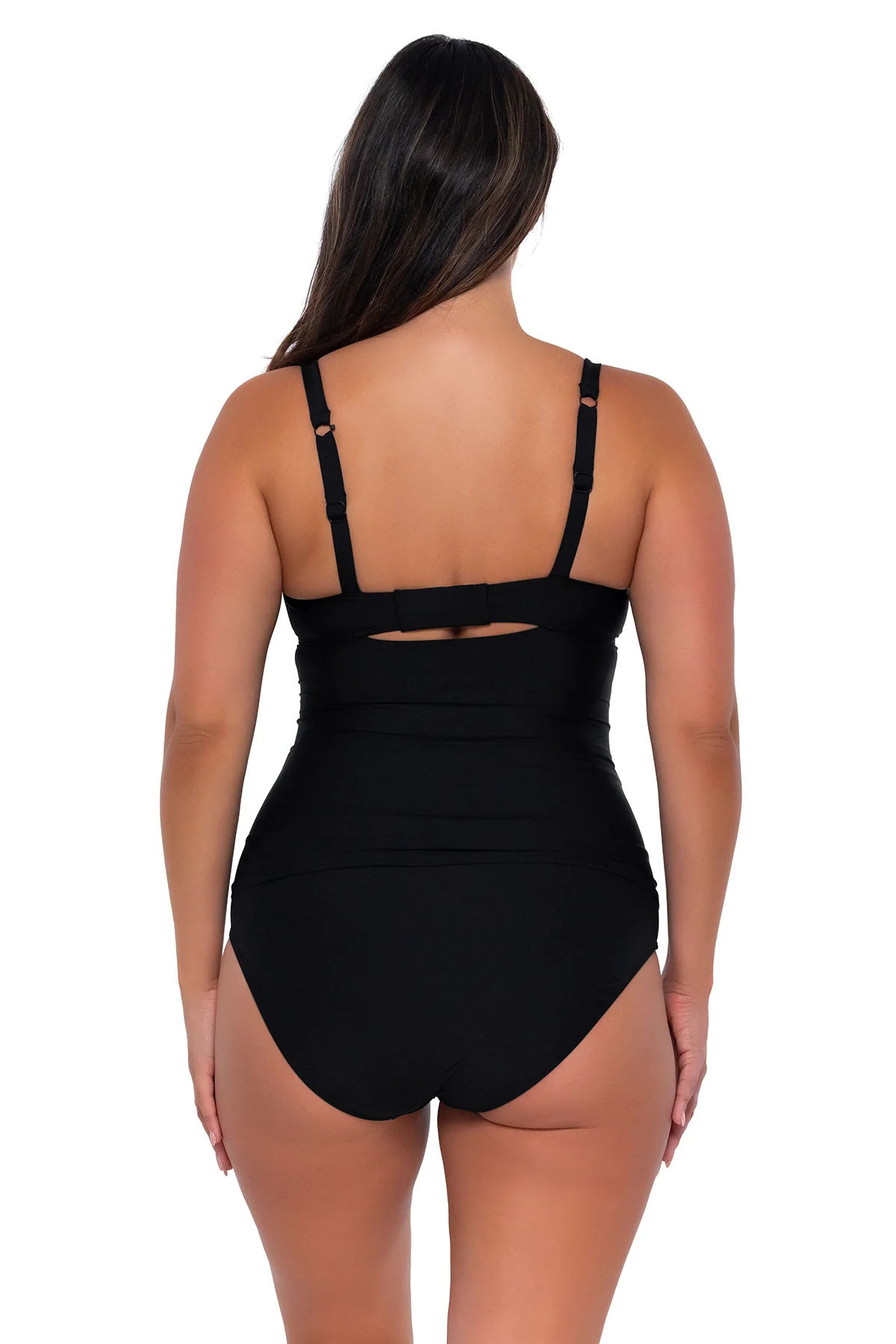 Sunsets Black Serena Tankini Top - Image 8