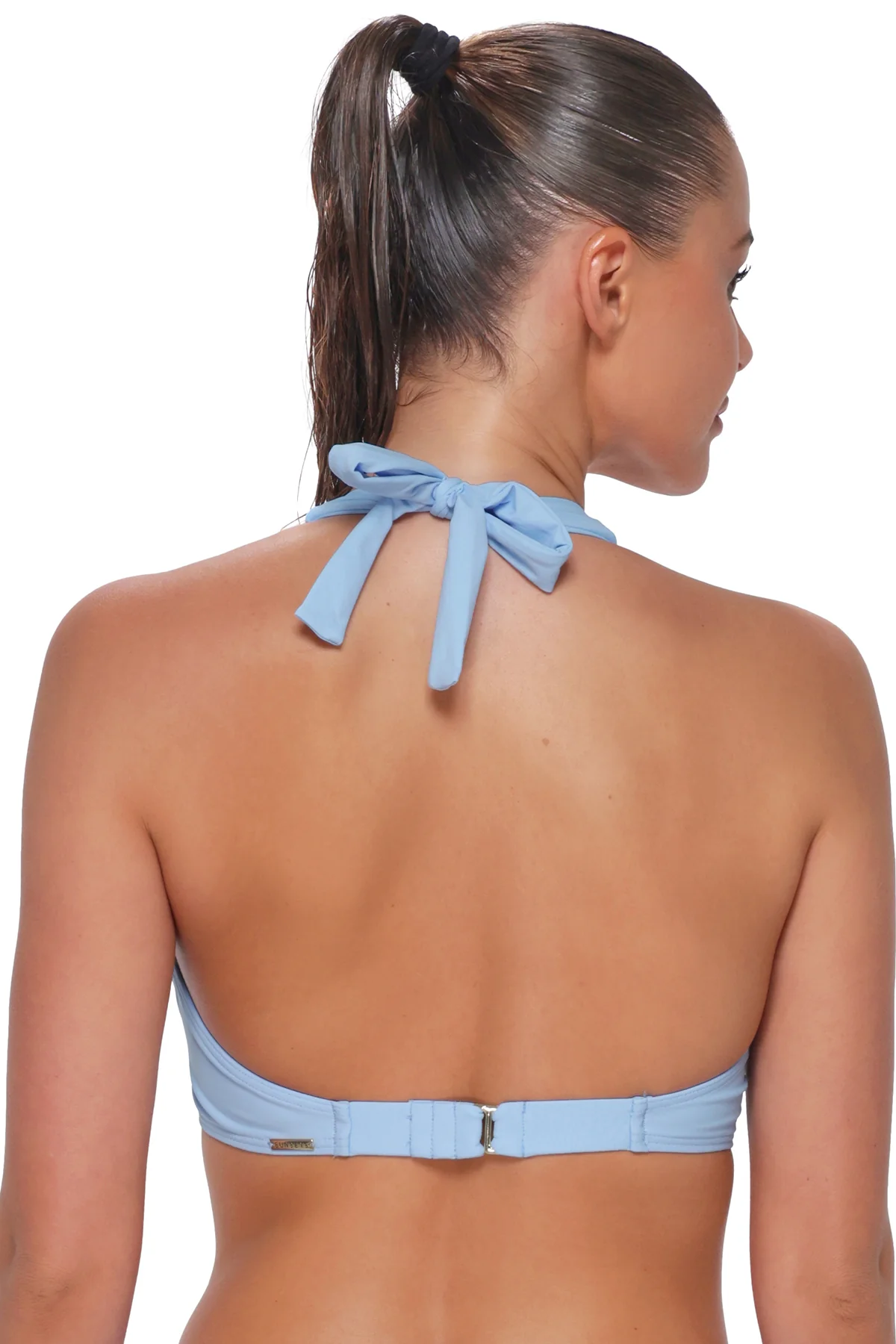 Sunsets Blue Whisper Muse Halter Top - Image 6