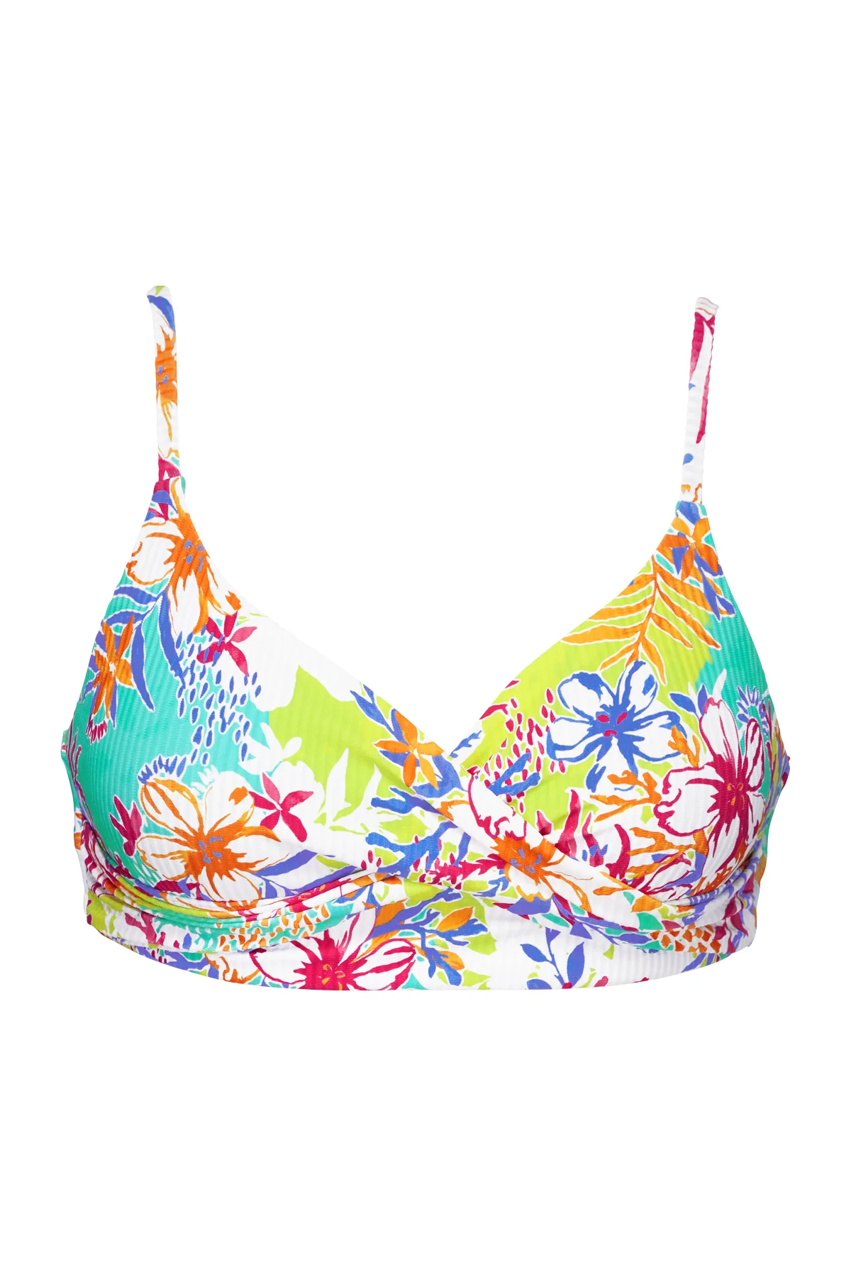 Sunsets Botanical Bliss Sandbar Rib Lyla Bralette Top - Image 9