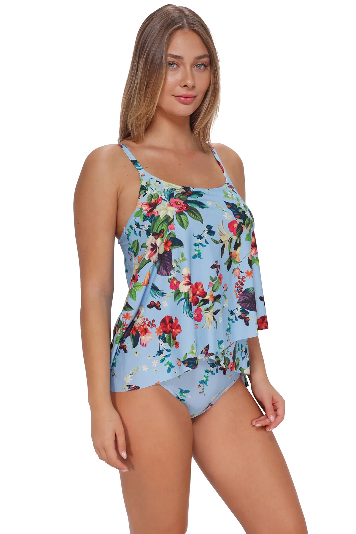 Sunsets Budding Romance Elena Tankini Top - Image 3