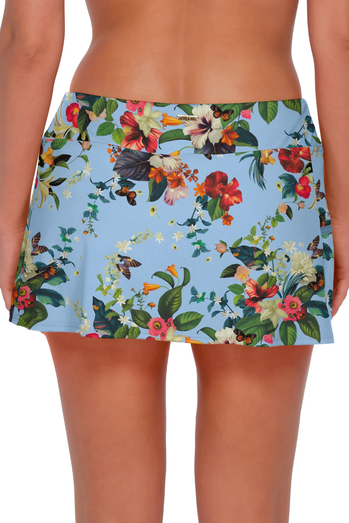 Sunsets Budding Romance Sporty Swim Skirt - Image 6