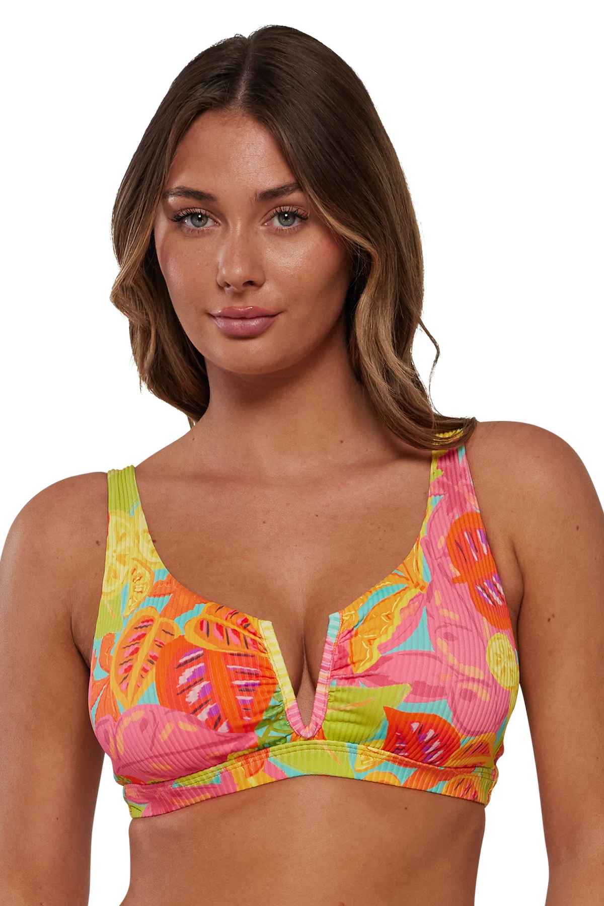 Sunsets Citrus Grove Sandbar Rib Vienna V-Wire Top - Image 8