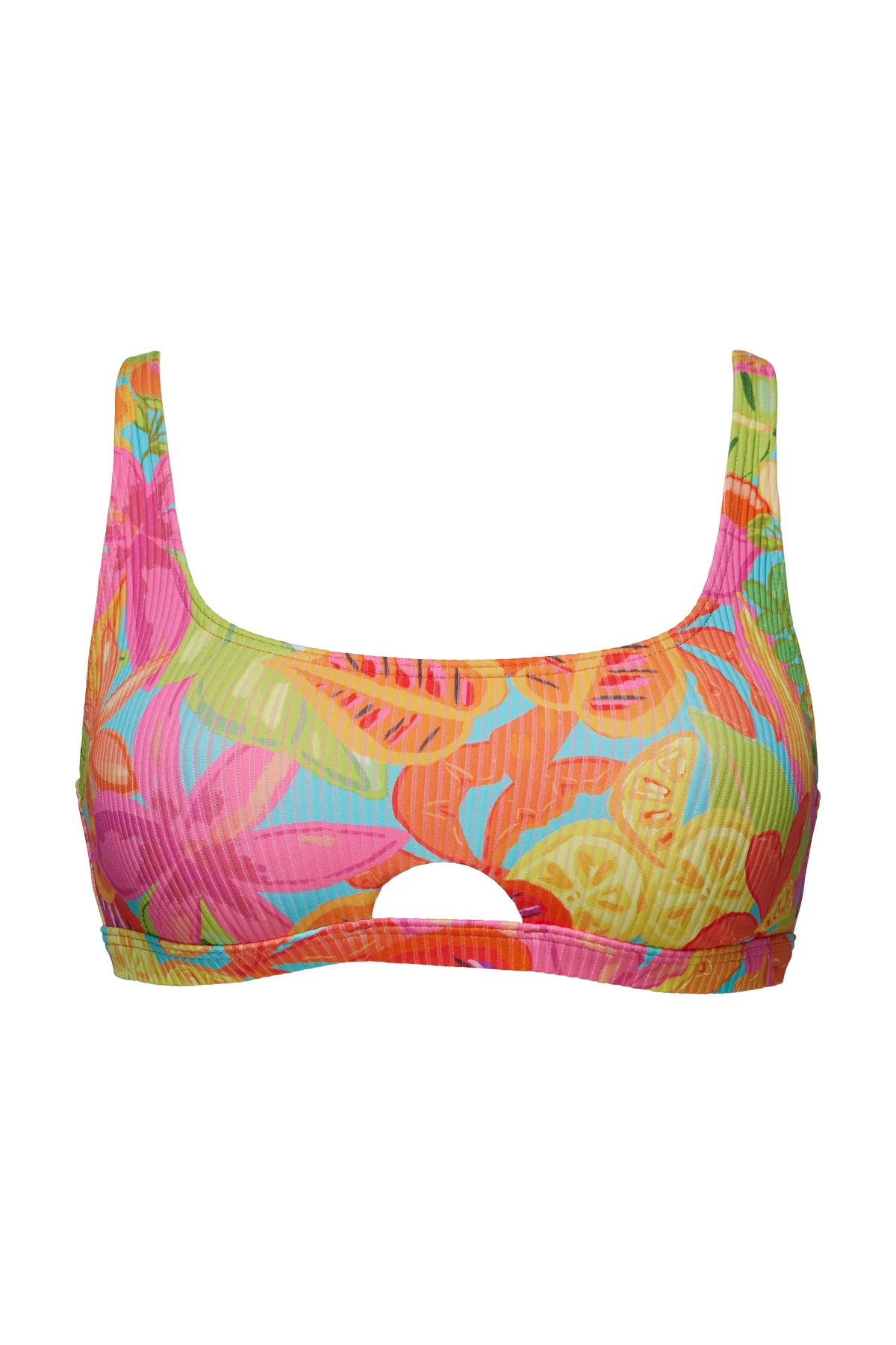 Sunsets Citrus Grove Sandbar Rib Brandi Bralette Top - Image 11