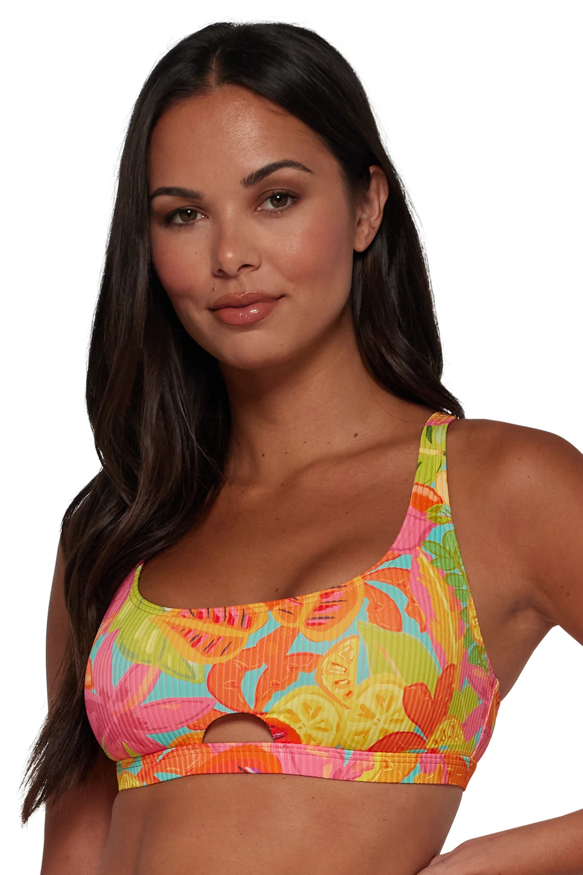 Sunsets Citrus Grove Sandbar Rib Brandi Bralette Top - Image 6