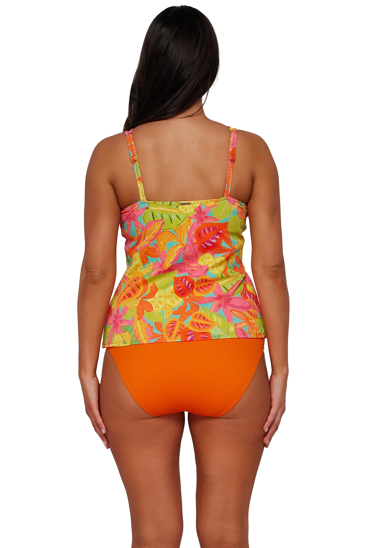 Sunsets Citrus Grove Sandbar Rib Taylor Tankini Top - Image 9