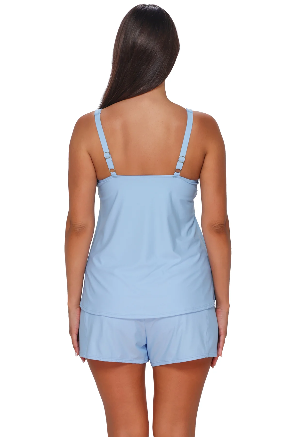 Sunsets Escape Blue Whisper Jenna Tankini Top - Image 2