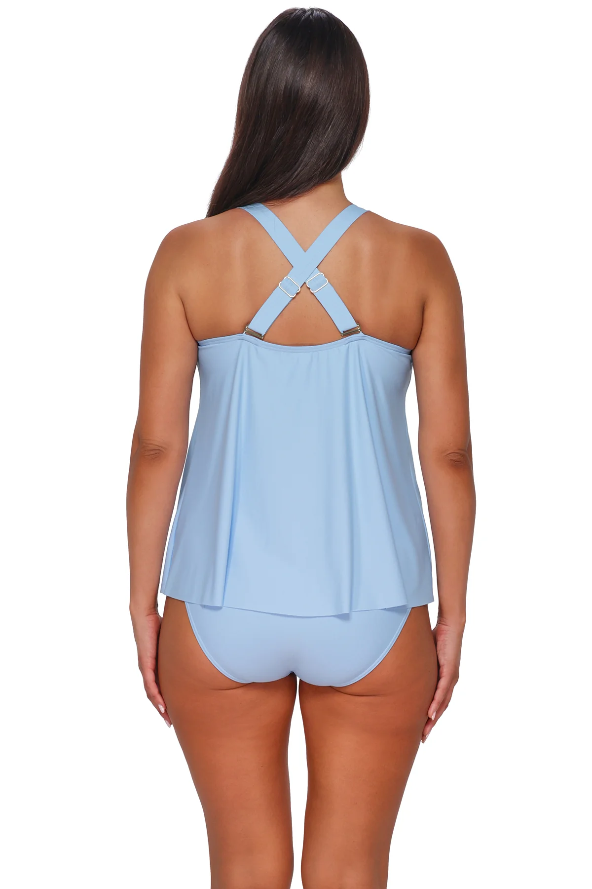 Sunsets Escape Blue Whisper Sadie Tankini Top - Image 6