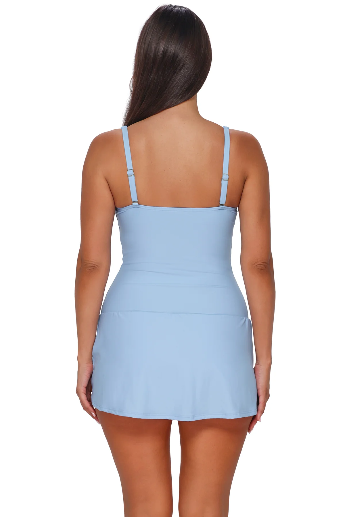 Sunsets Escape Blue Whisper Sienna Swim Dress - Image 3