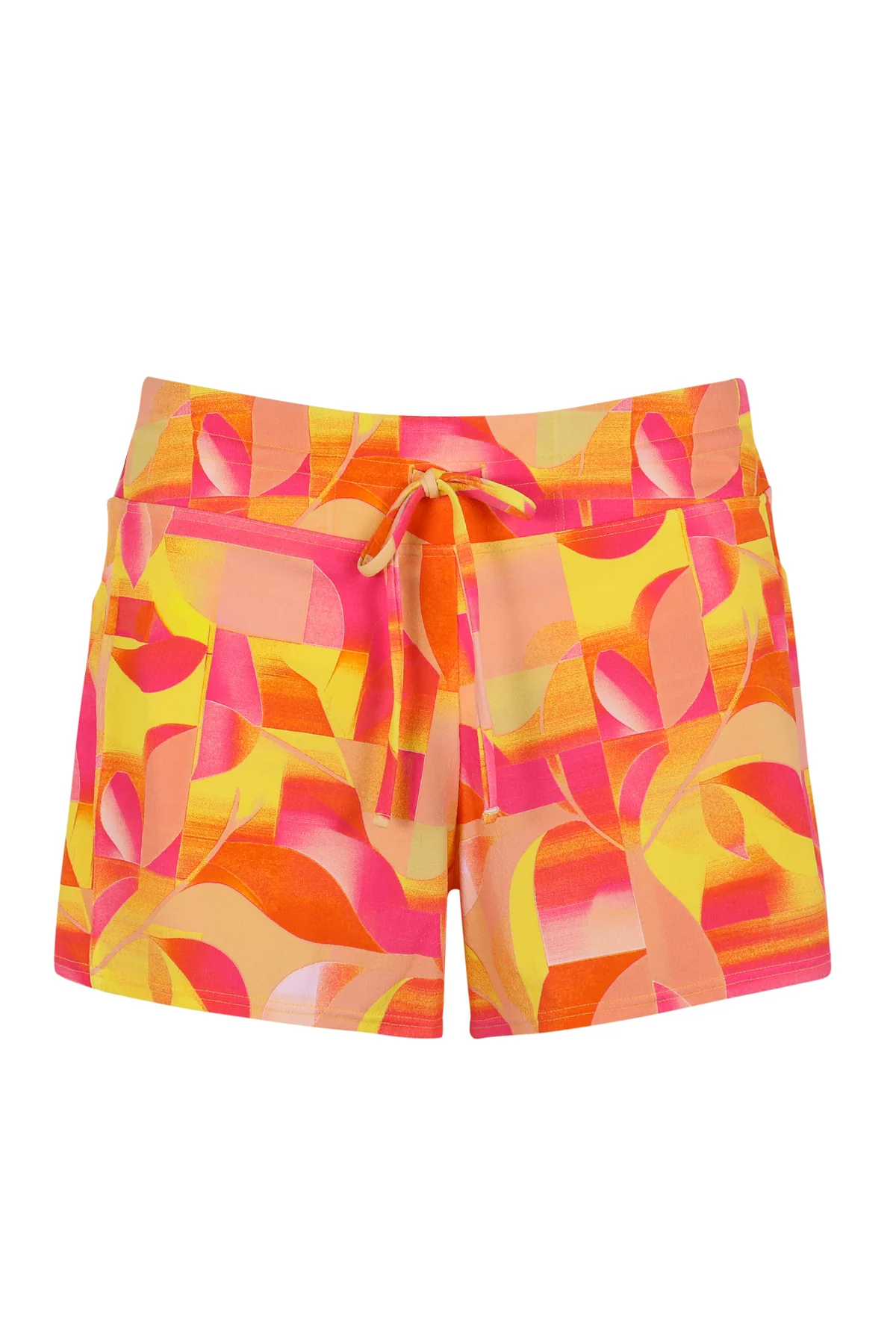 Sunsets Escape Dreamsicle Crepe Laguna Swim Short - Image 10