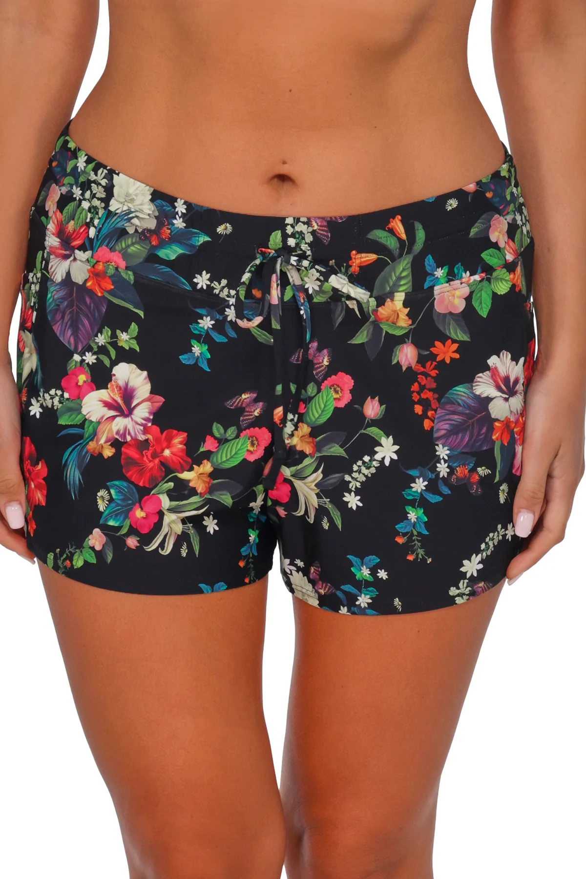 Sunsets Escape Fleur Noire Laguna Swim Short - Image 5