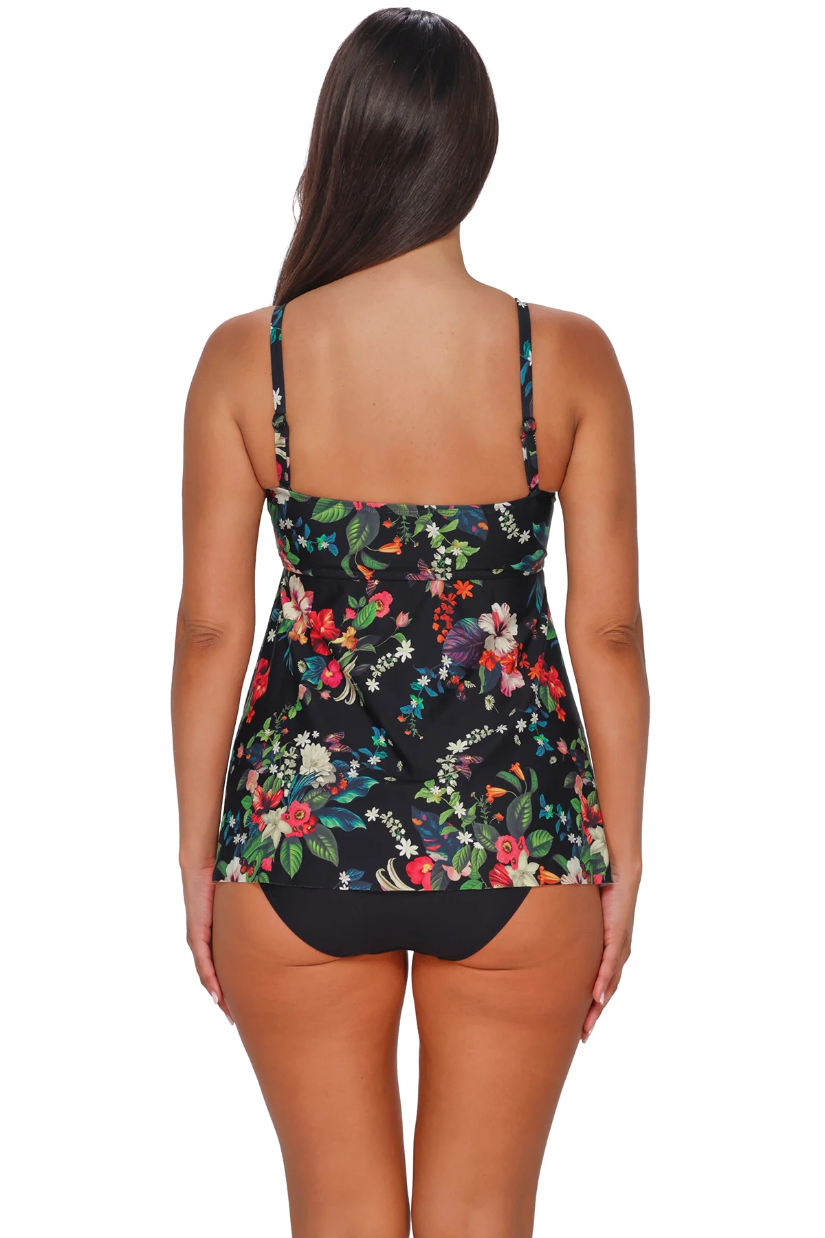 Sunsets Escape Fleur Noire Molly Bandeau Tankini Top - Image 6