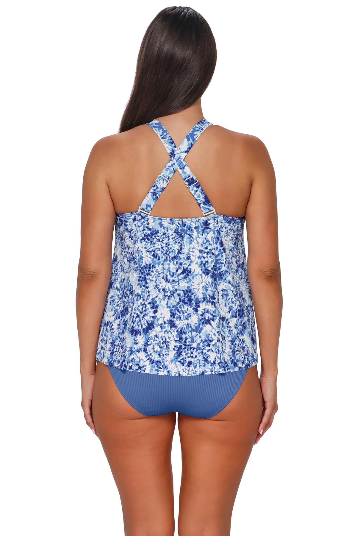 Sunsets Escape Island Ink Rib Sadie Tankini Top - Image 4