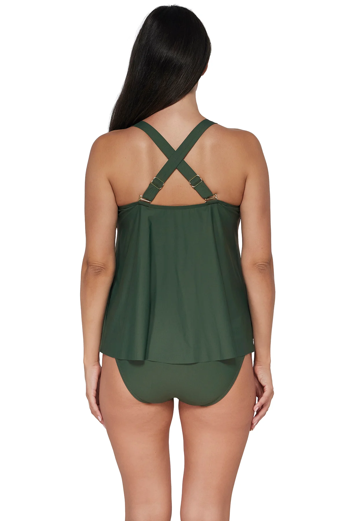 Sunsets Escape Island Green Sadie Tankini Top - Image 6