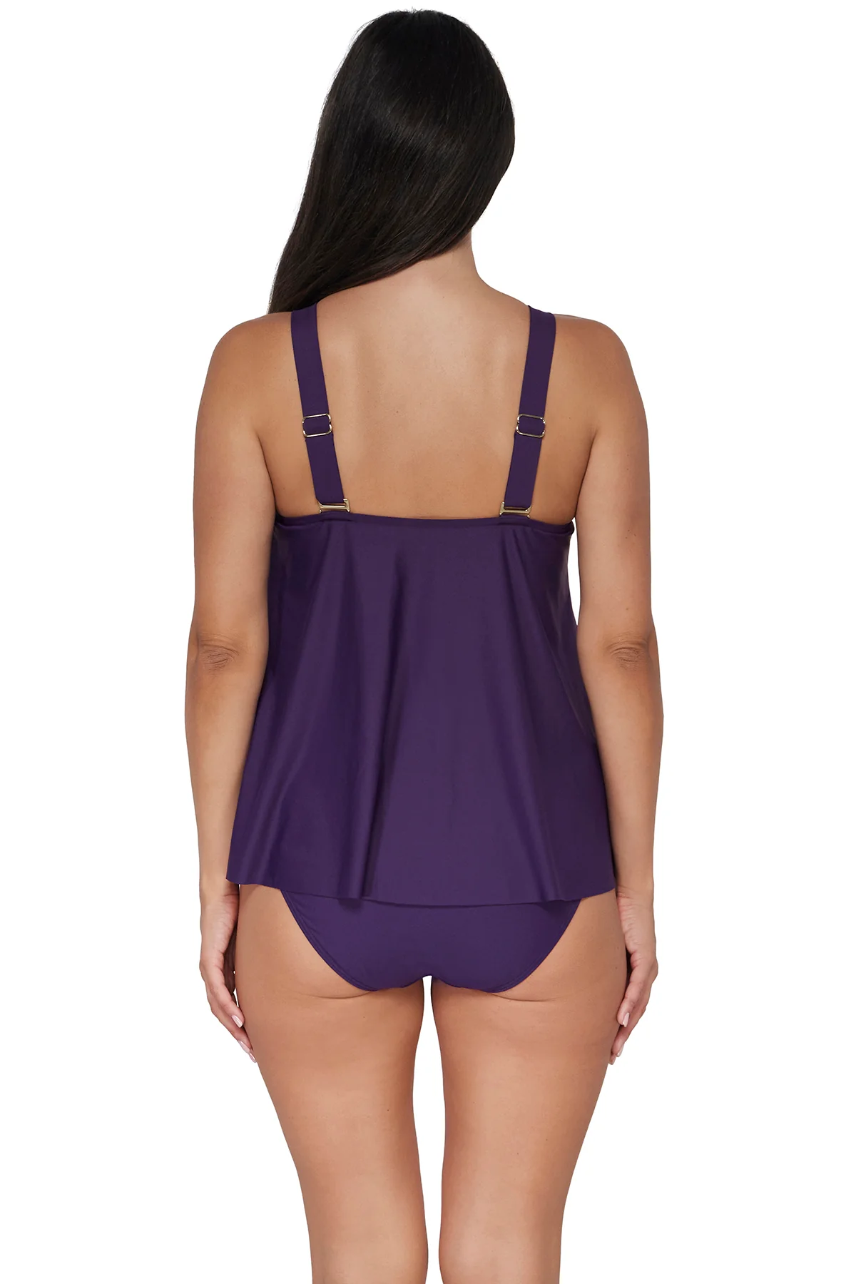 Sunsets Escape Paradise Plum Sadie Tankini Top - Image 4