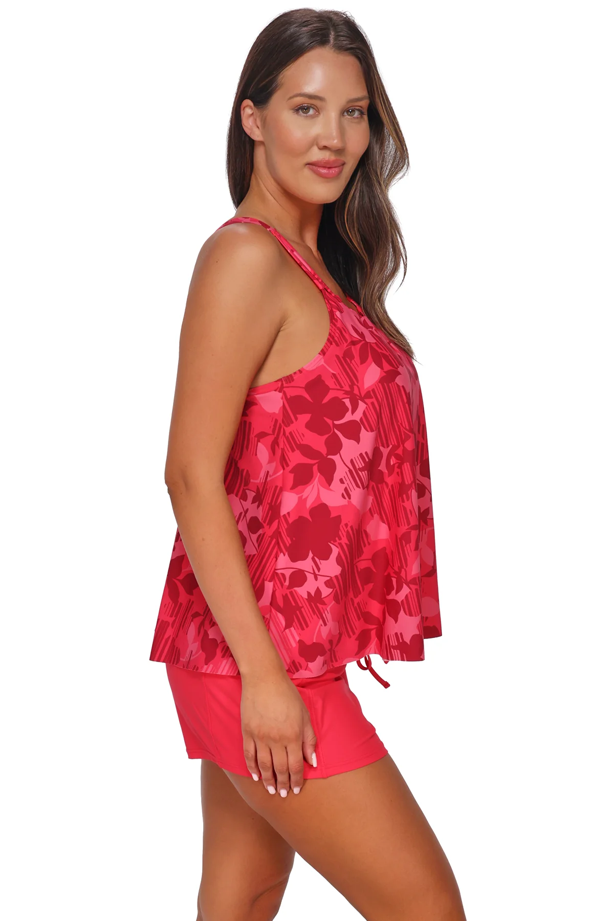 Sunsets Escape Rambling Rose Sadie Tankini Top - Image 4