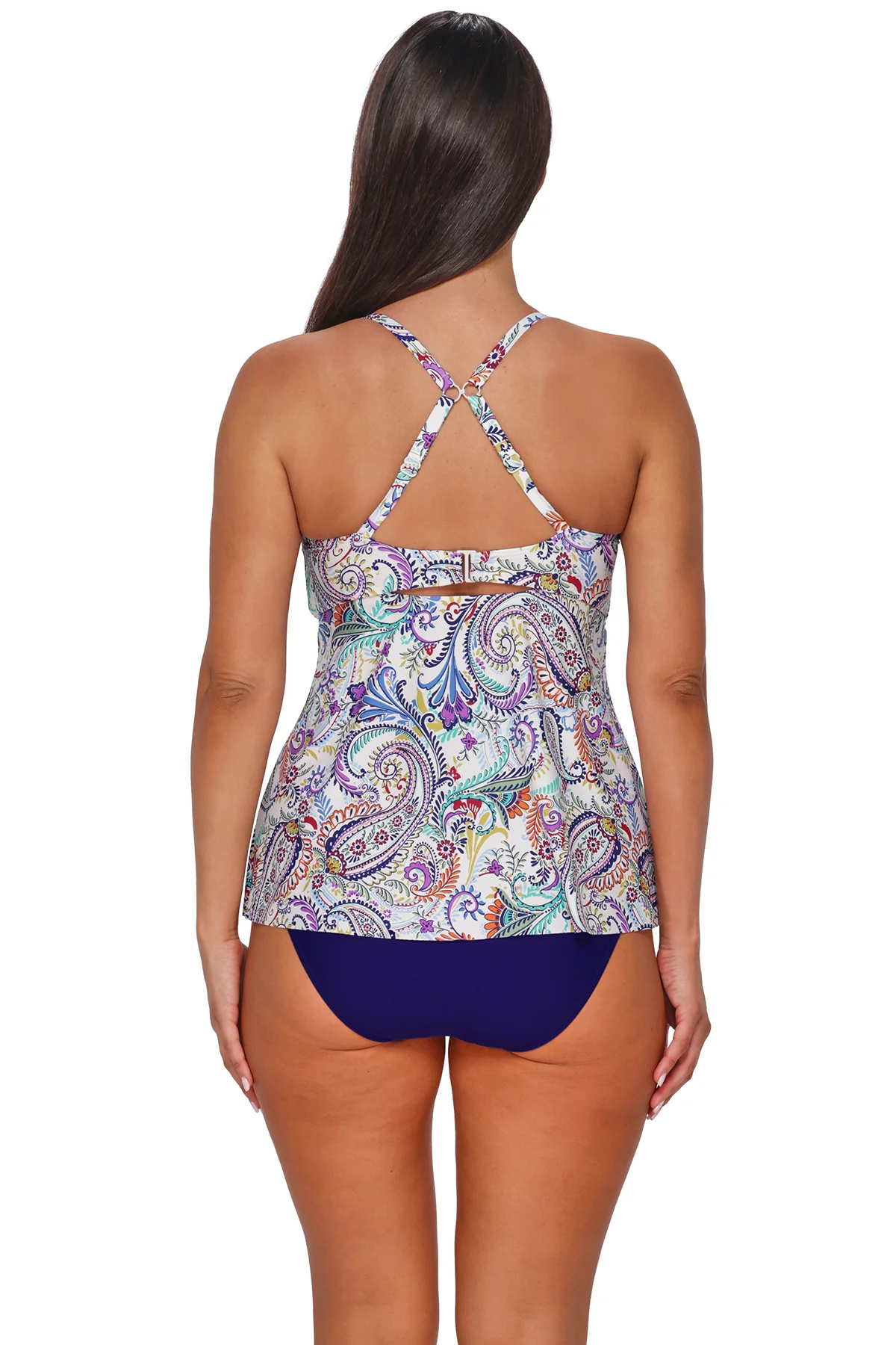 Sunsets Escape Tide Pool Twist Tori Tankini Top - Image 6