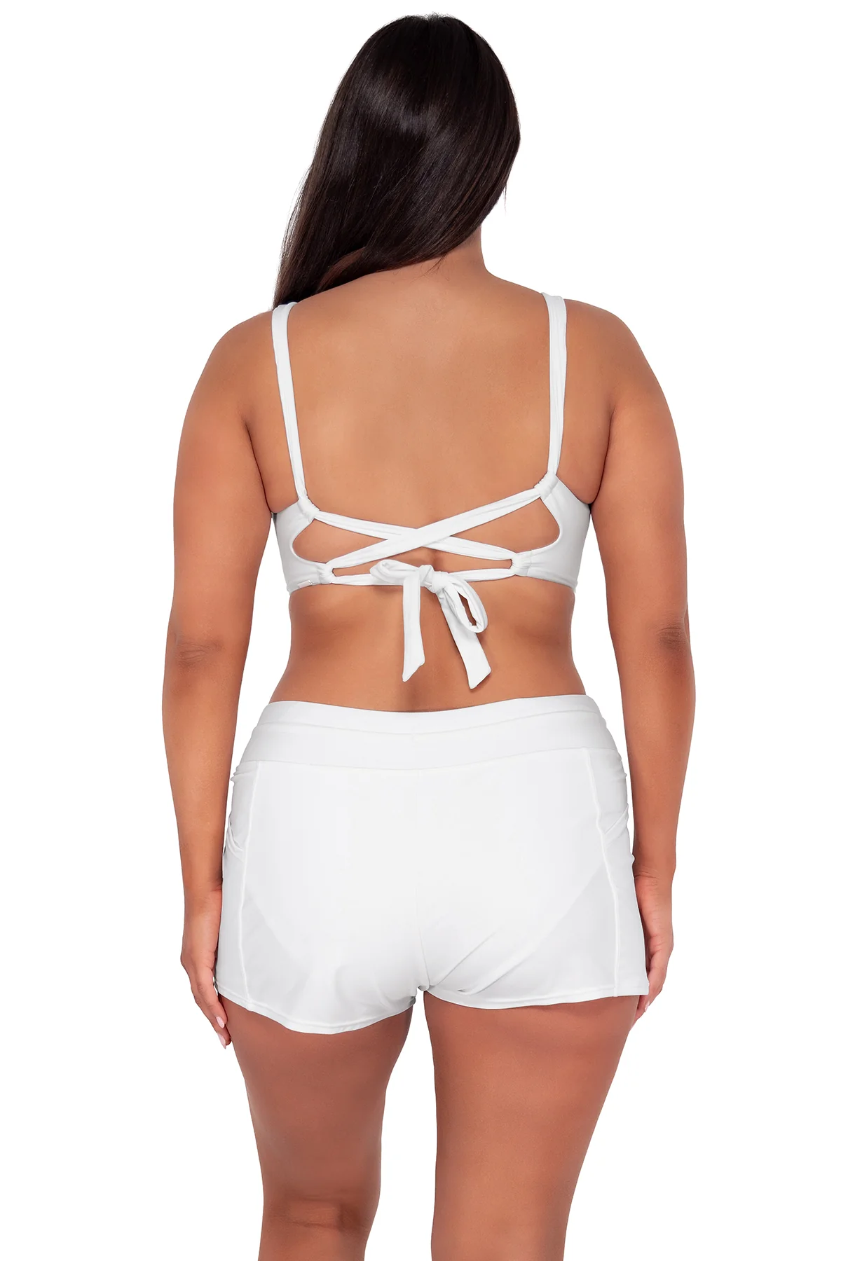 Sunsets Escape White Lily Laguna Swim Short - Image 3