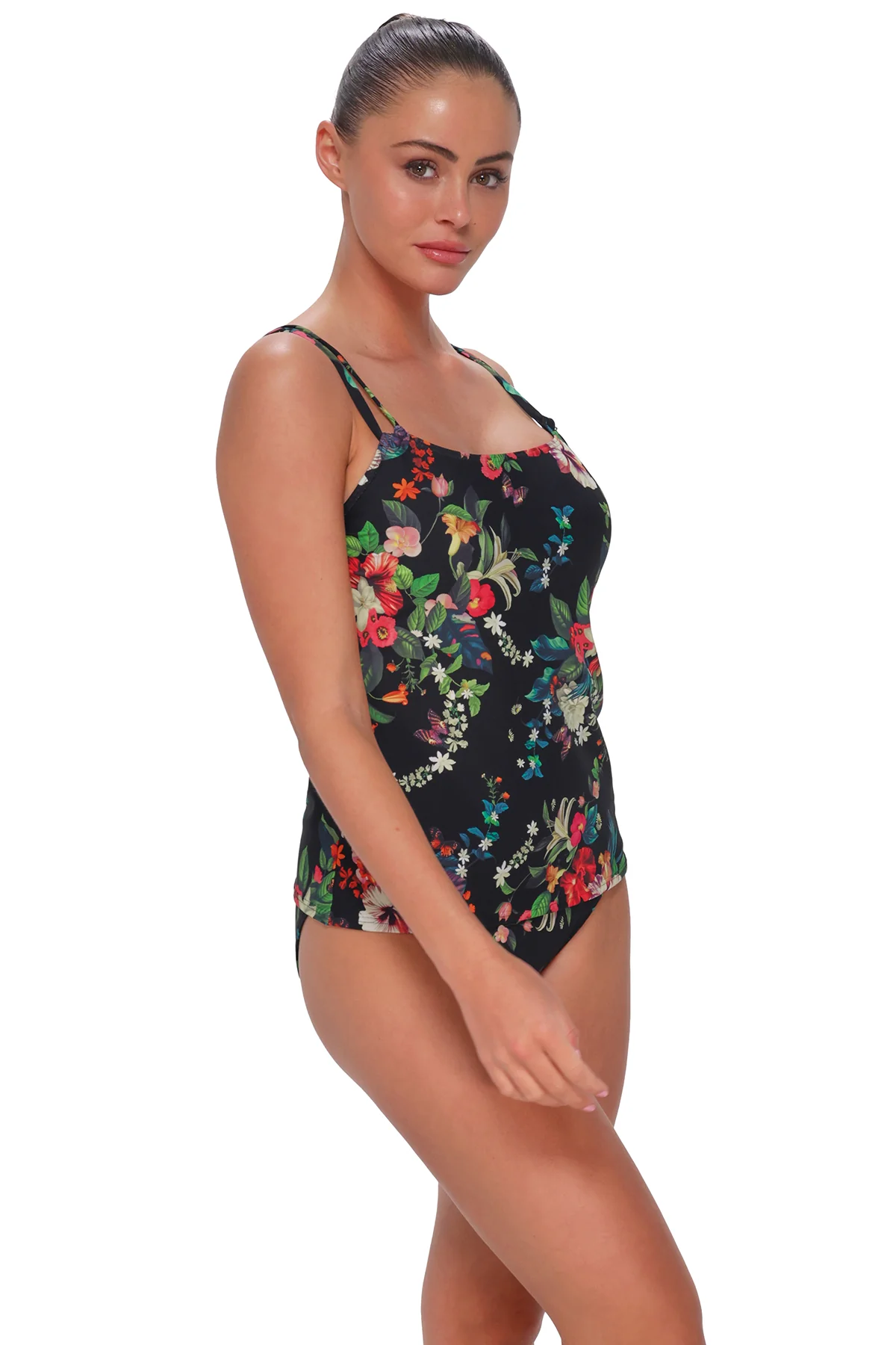 Sunsets Fleur Noire Taylor Tankini Top - Image 3