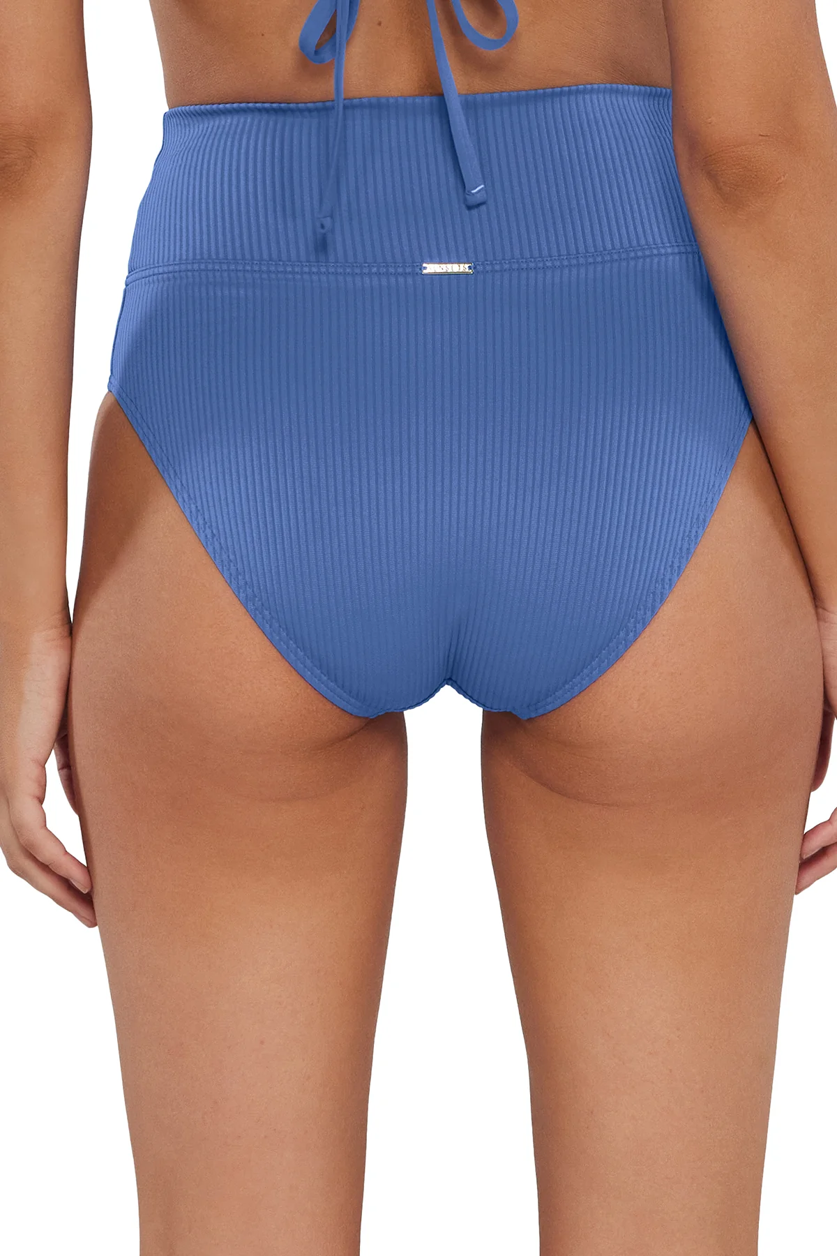 Sunsets Harbor Blue Sandbar Rib Hannah High Waist Bottom - Image 12