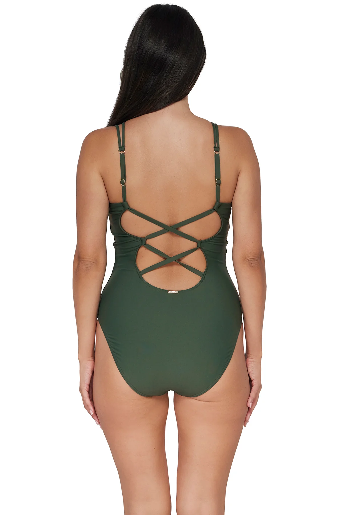 Sunsets Island Green Veronica One Piece - Image 9