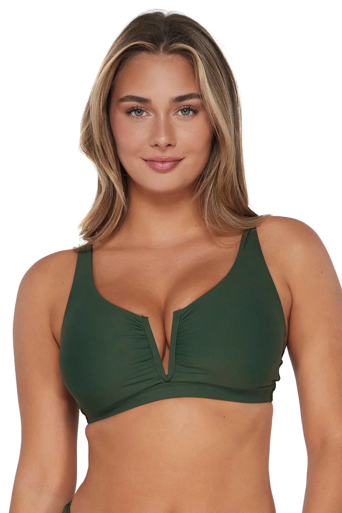 Sunsets Island Green Vienna V-Wire Top - Image 9