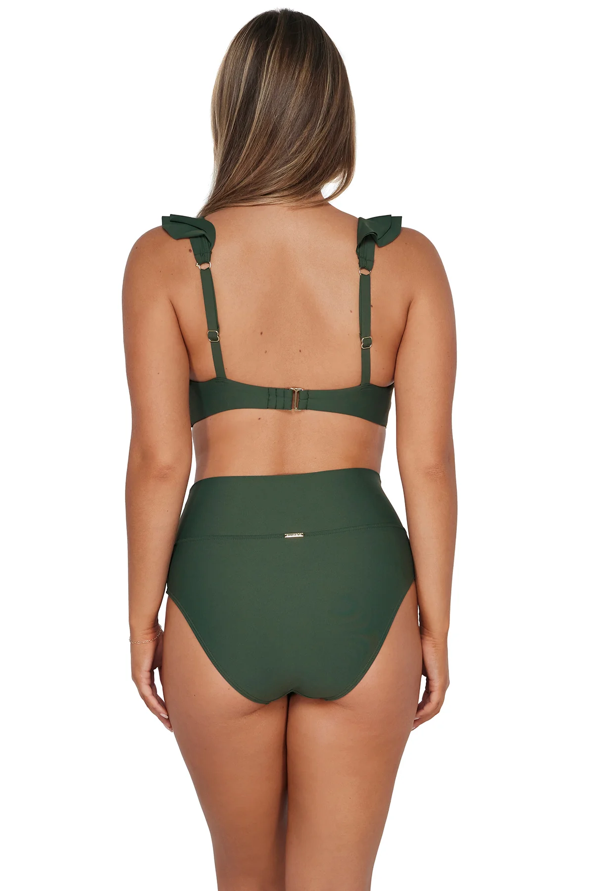 Sunsets Island Green Willa Wireless Top - Image 4
