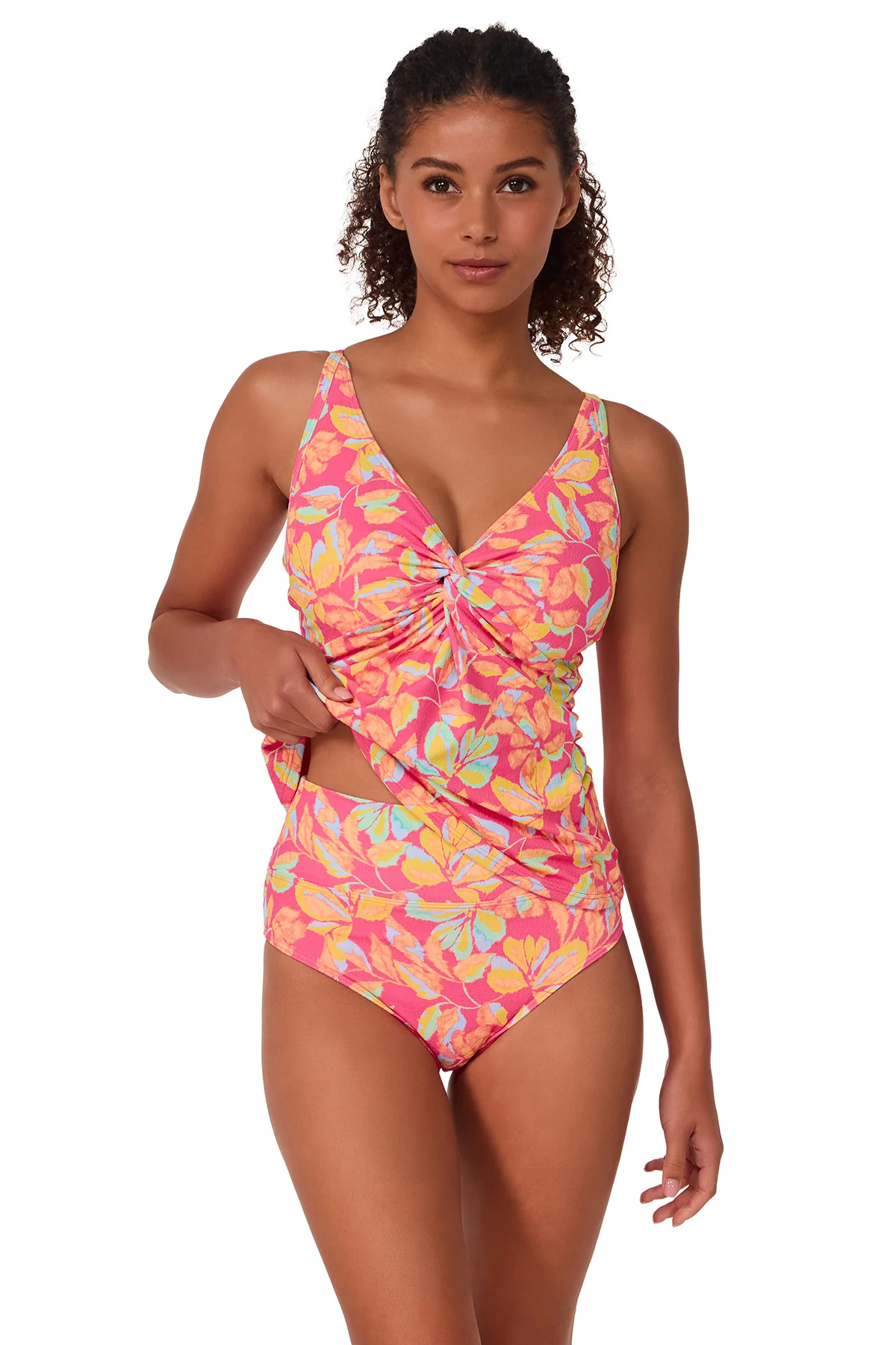 Sunsets Magic Hour Crepe Forever Tankini Top - Image 6