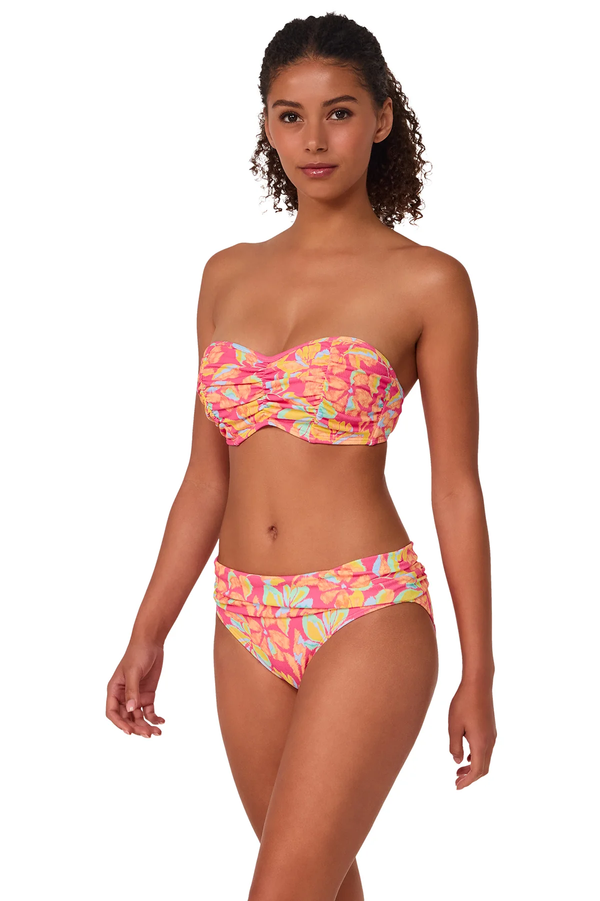 Sunsets Magic Hour Crepe Loretta Bandeau Top - Image 4