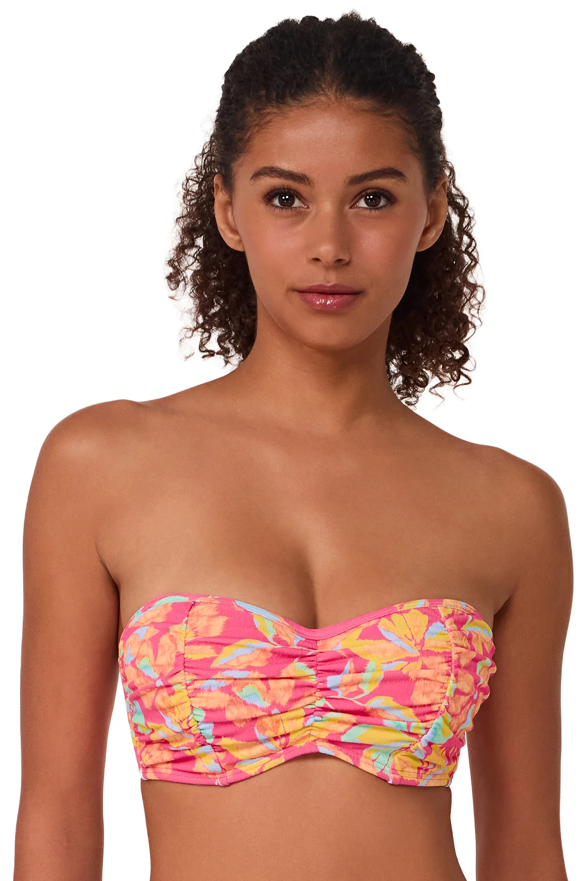Sunsets Magic Hour Crepe Loretta Bandeau Top - Image 5