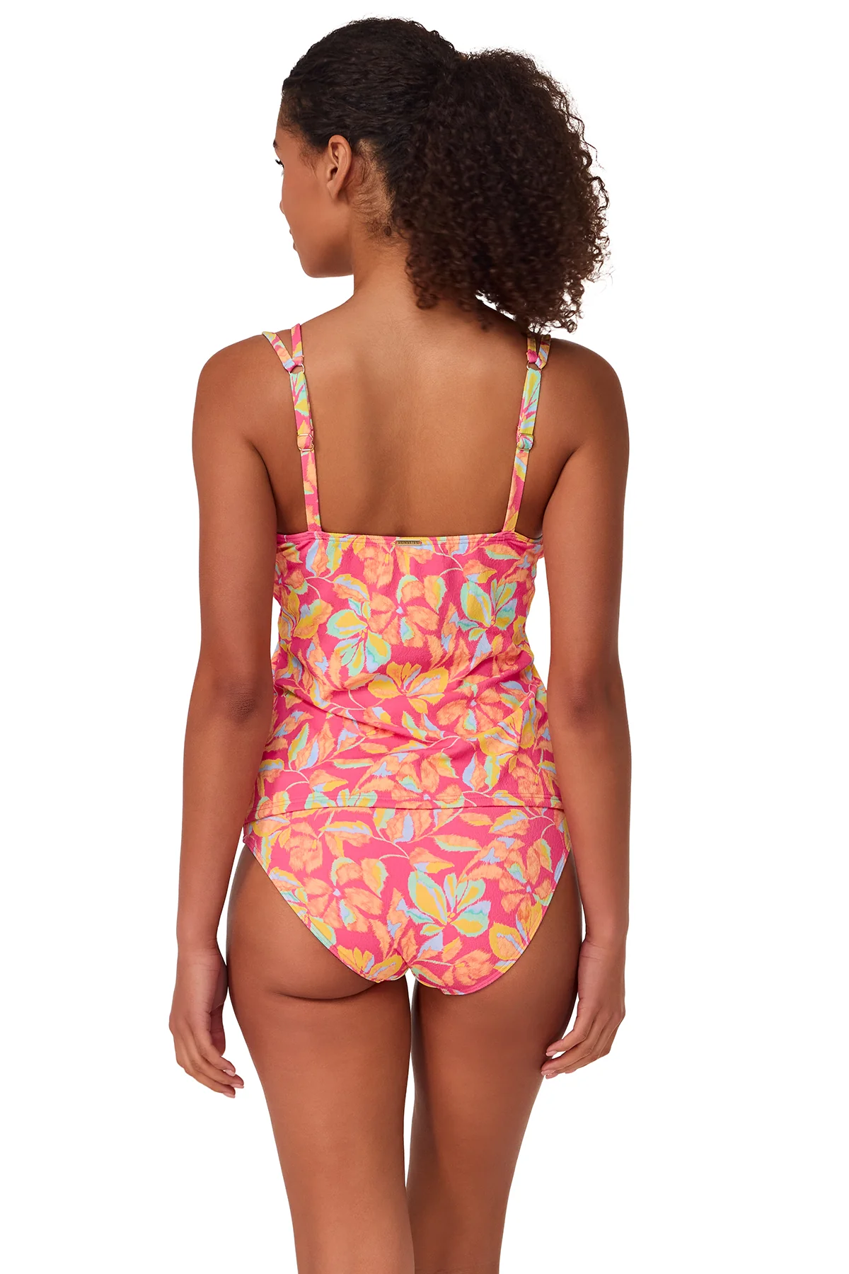Sunsets Magic Hour Crepe Taylor Tankini Top - Image 3
