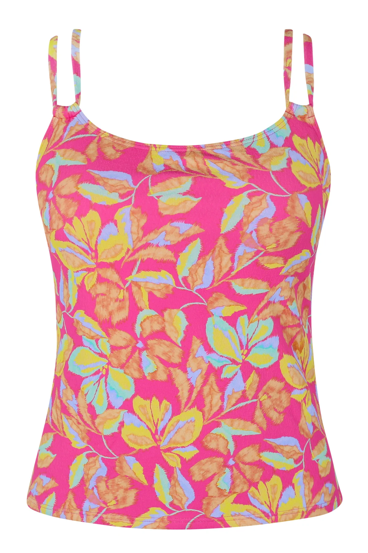 Sunsets Magic Hour Crepe Taylor Tankini Top - Image 7