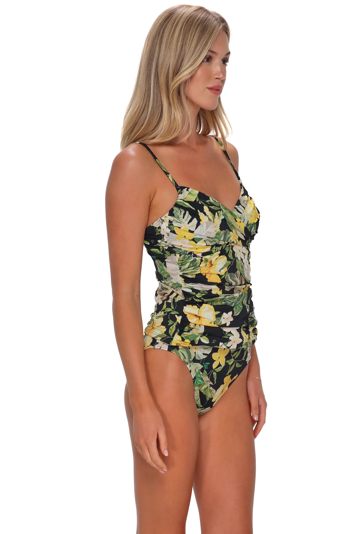 Sunsets Night Bloom Simone Tankini Top - Image 3