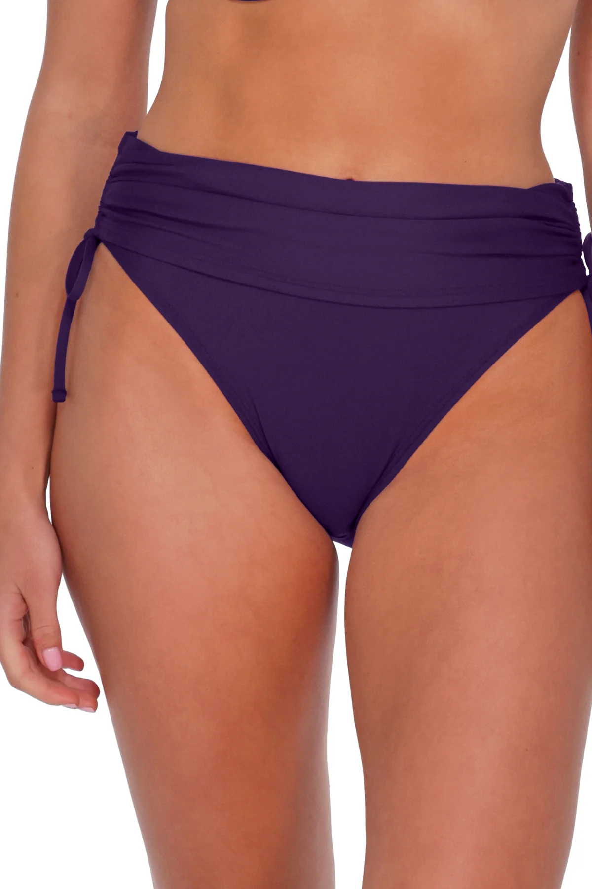 Sunsets Paradise Plum Darci High Waist Bottom - Image 5