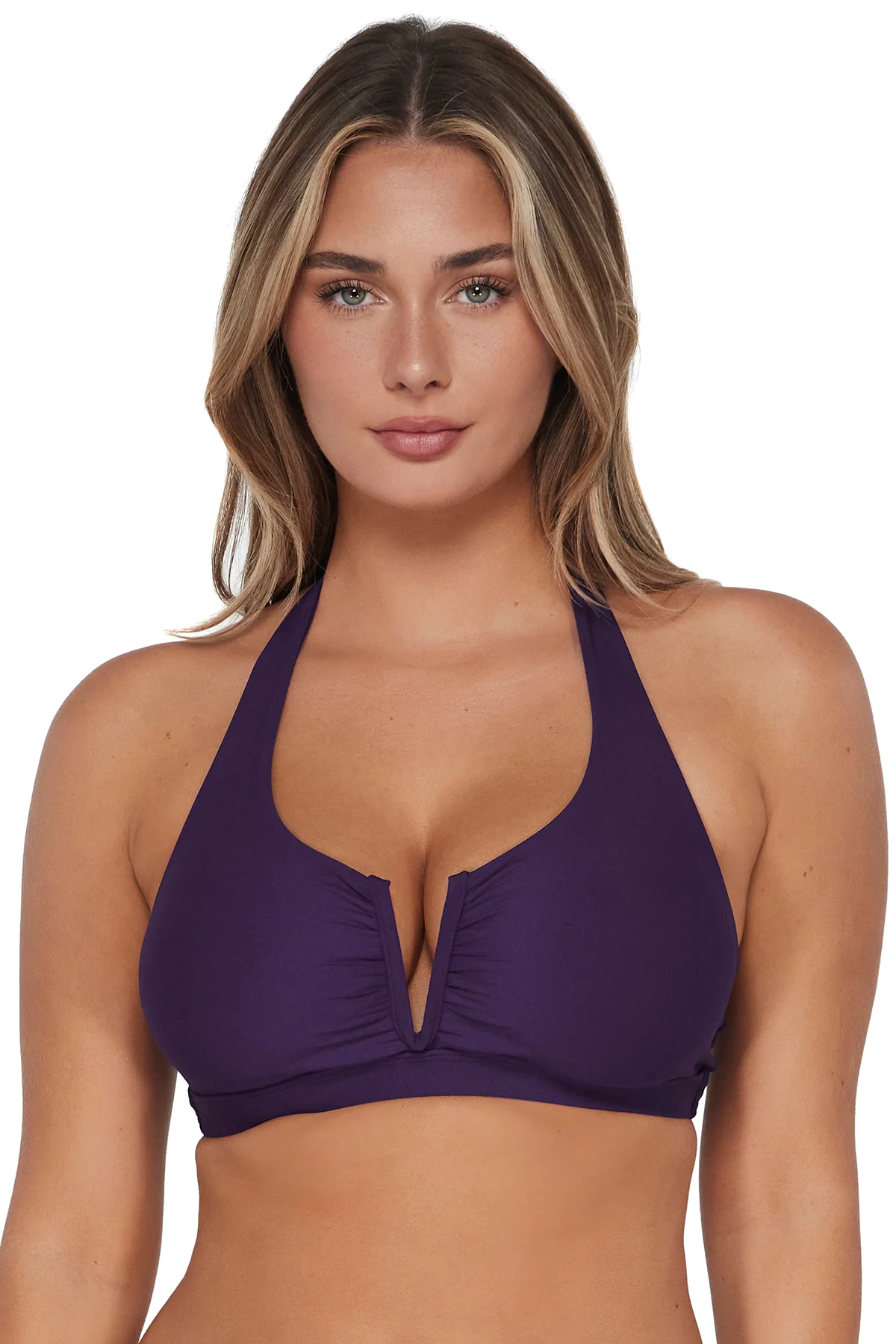 Sunsets Paradise Plum Vienna V-Wire Top - Image 10