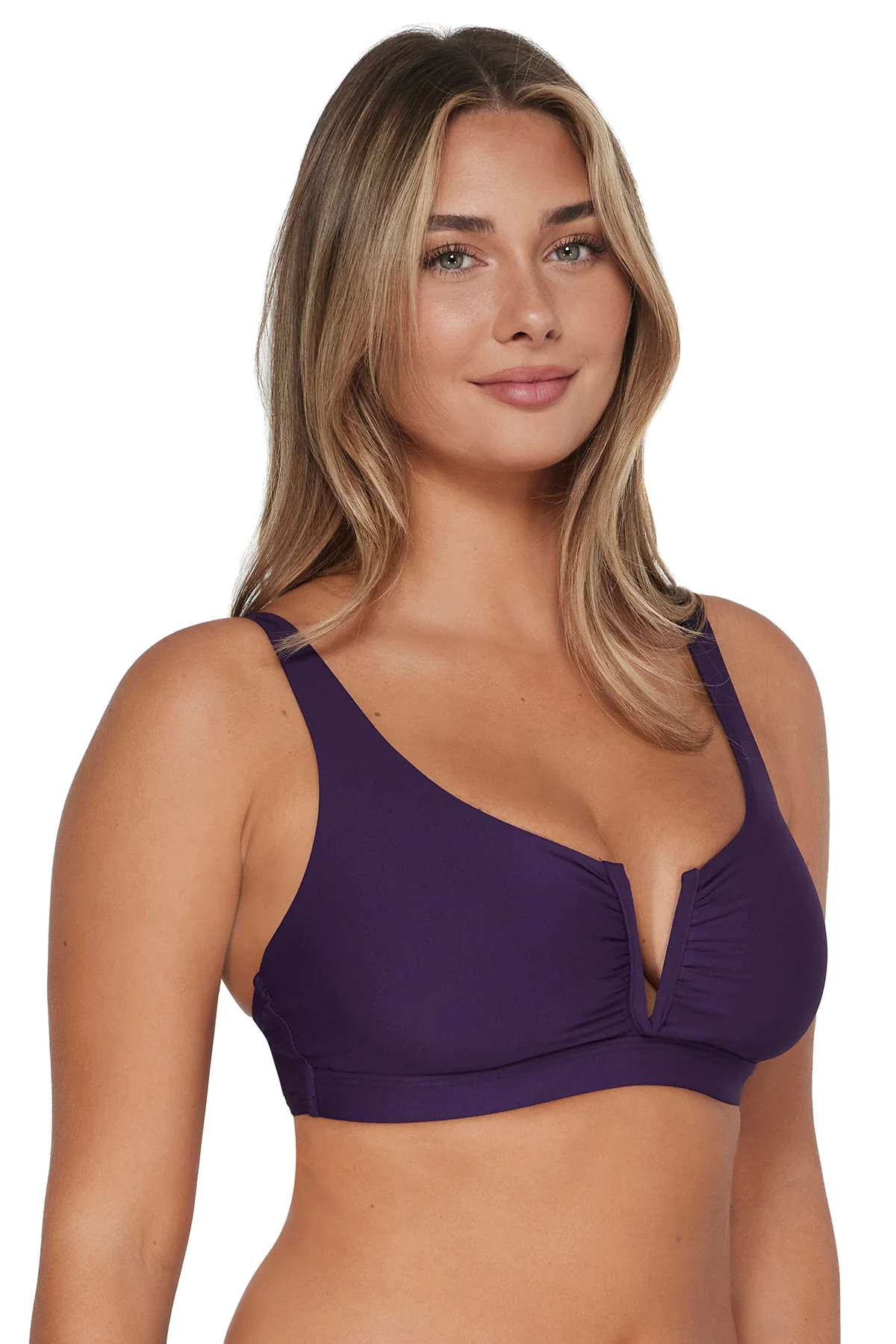 Sunsets Paradise Plum Vienna V-Wire Top - Image 9