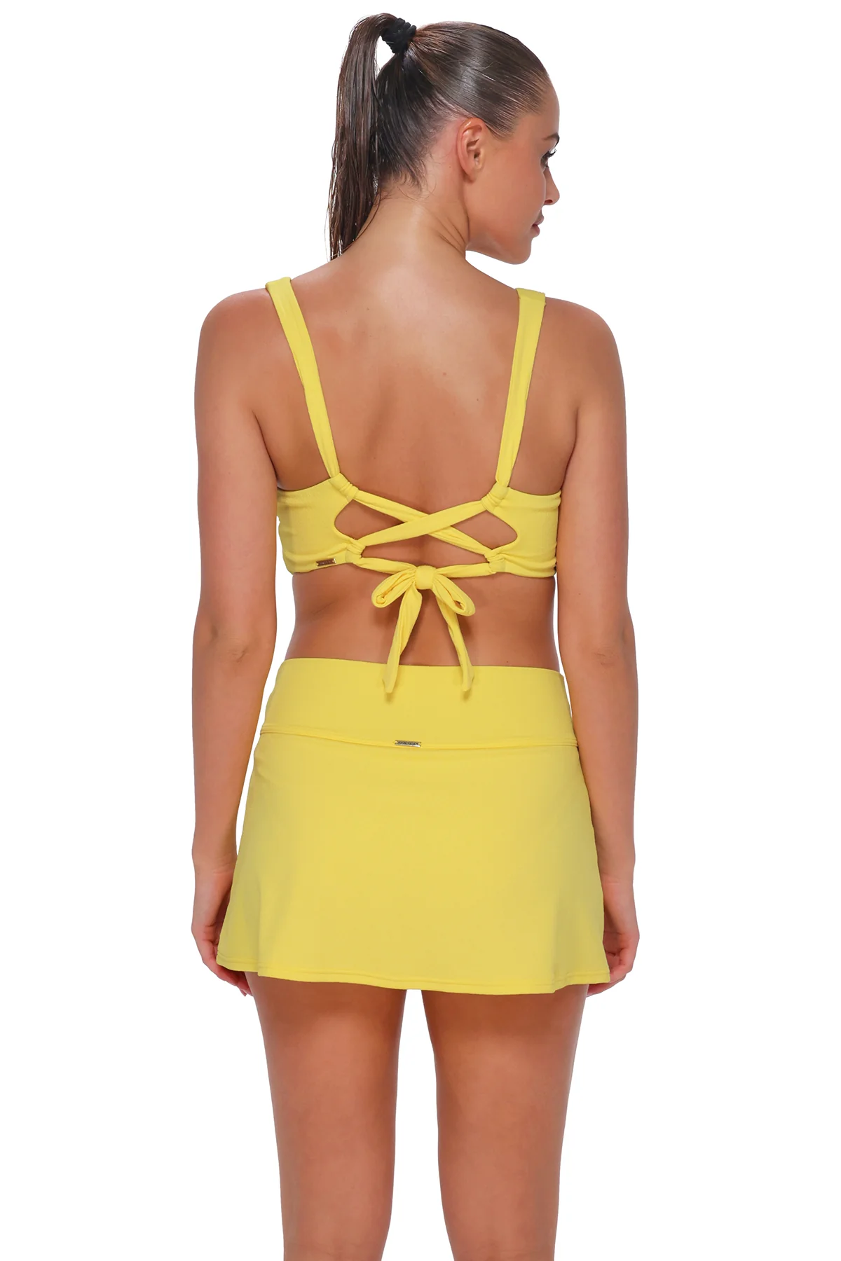 Sunsets Pineapple Crepe Elsie Top - Image 3