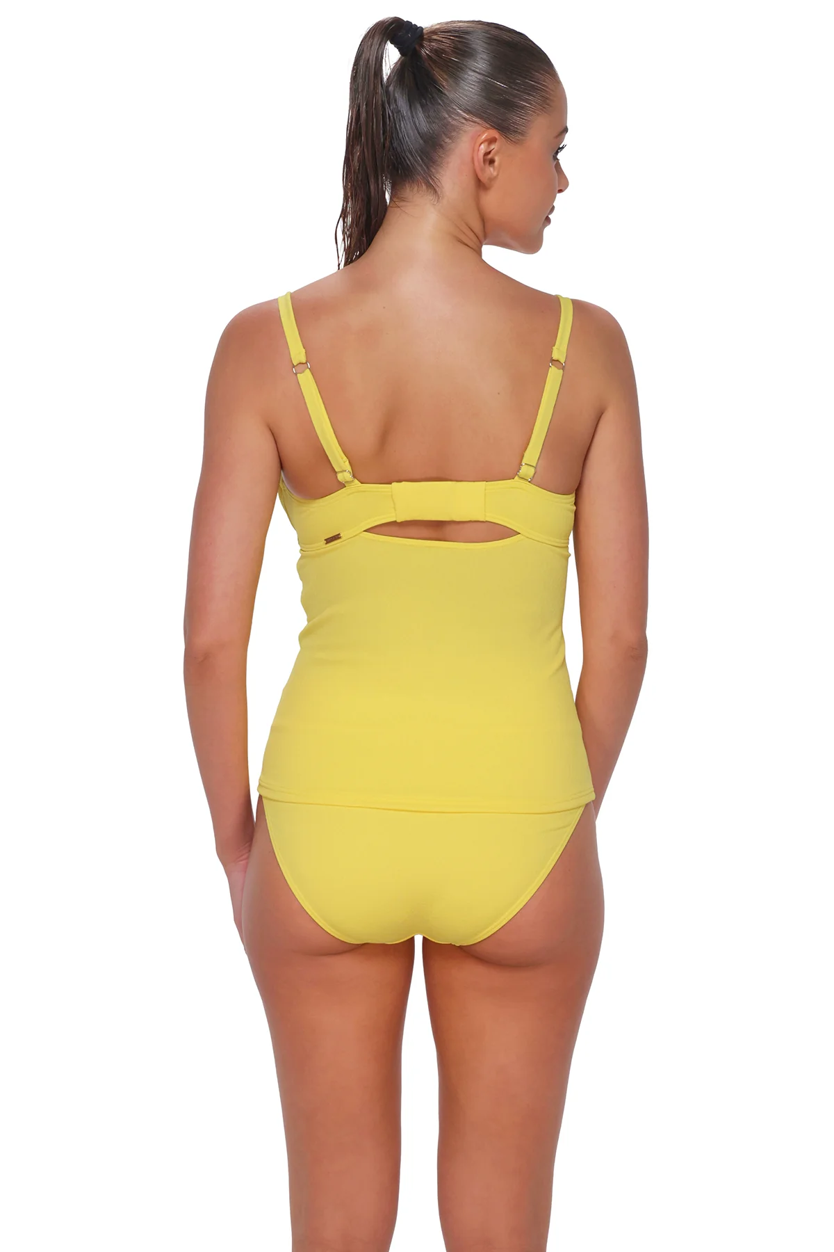 Sunsets Pineapple Crepe Serena Tankini Top - Image 3
