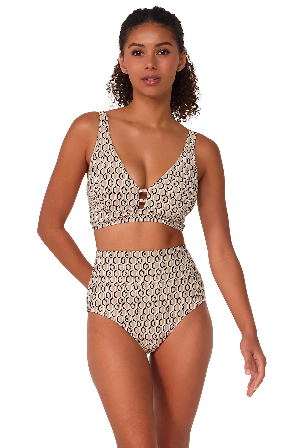Sunsets Sand Drift Hannah High Waist Bottom - Image 3