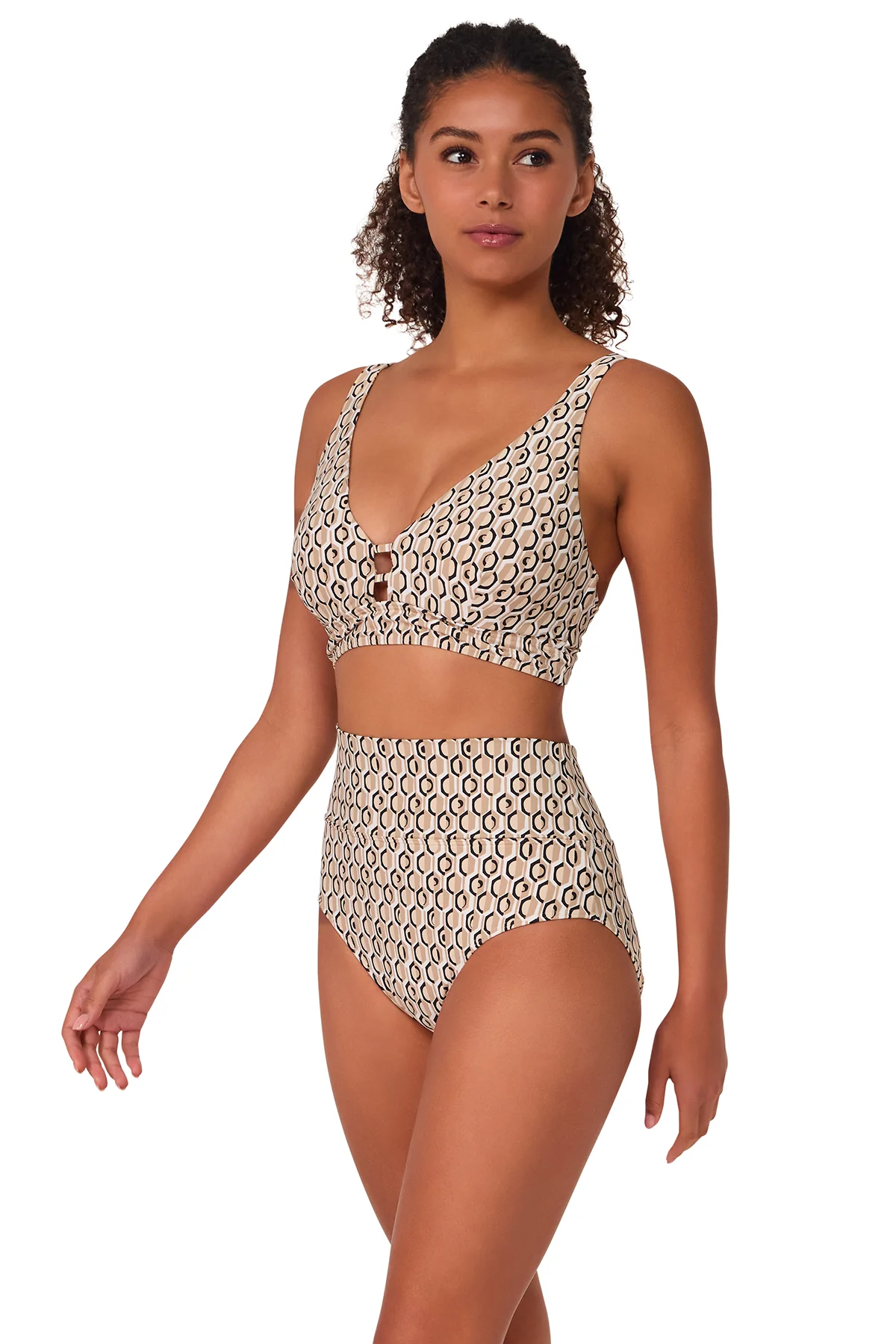 Sunsets Sand Drift Hannah High Waist Bottom - Image 4