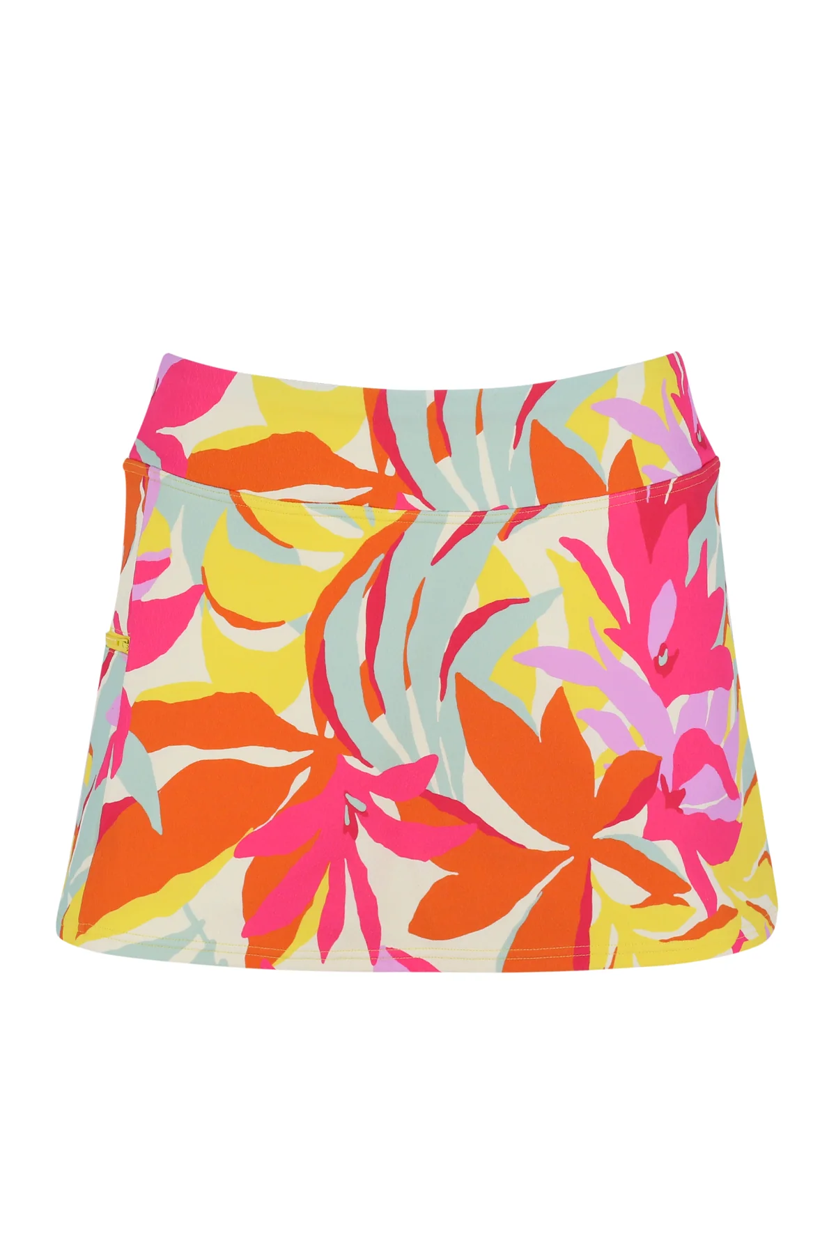 Sunsets Tropicolor Crepe Sporty Swim Skirt - Image 8