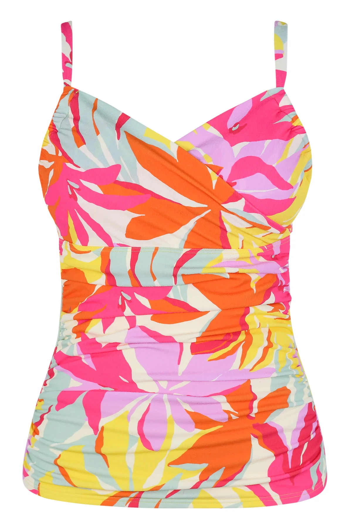 Sunsets Tropicolor Crepe Serena Tankini Top - Image 7